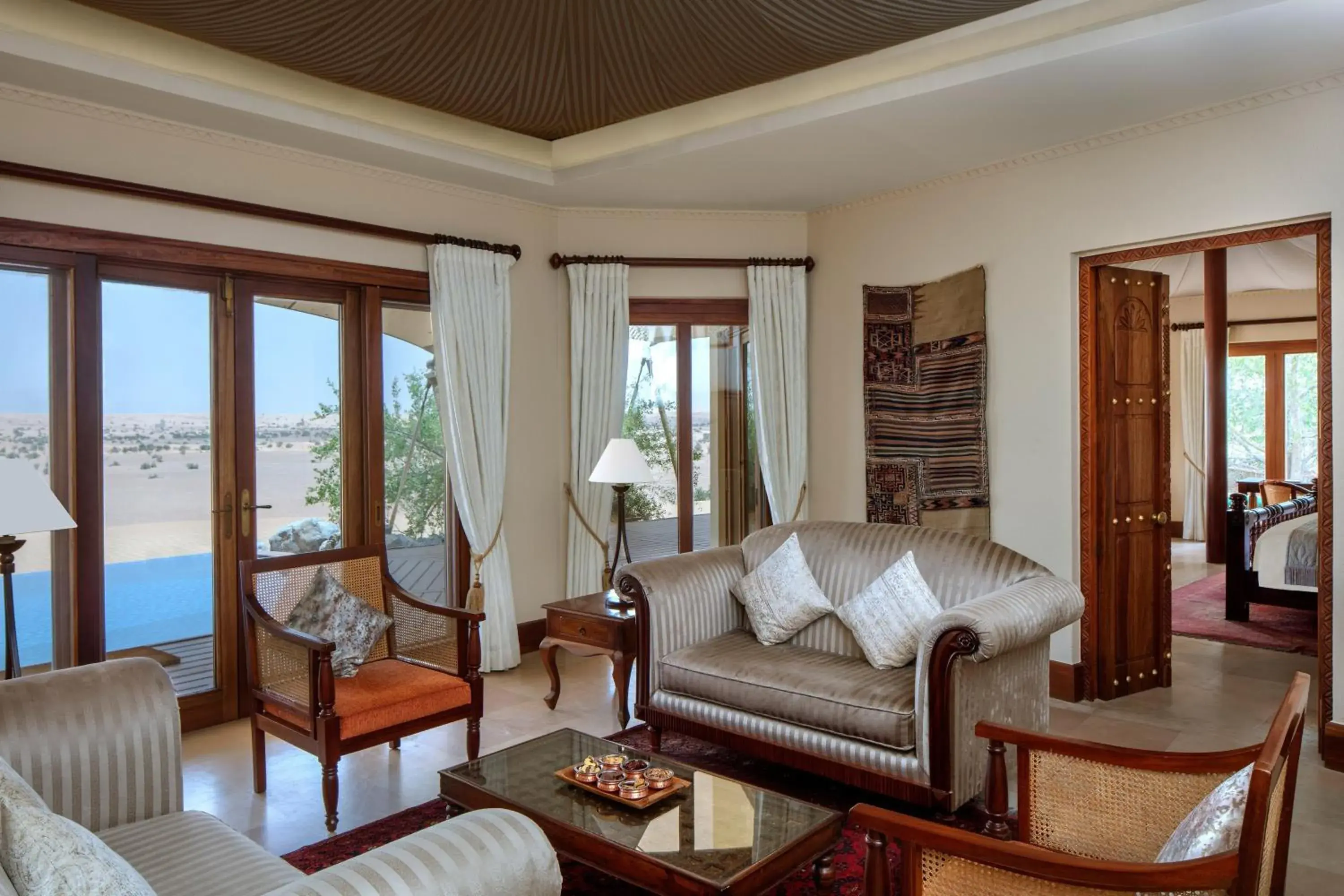 Lounge or bar, Seating Area in Al Maha, a Luxury Collection Desert Resort & Spa, Dubai