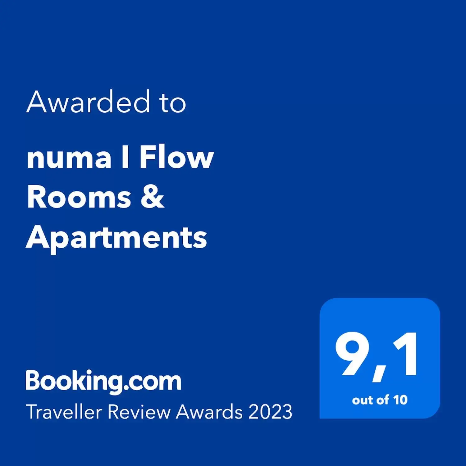 Logo/Certificate/Sign, Logo/Certificate/Sign/Award in numa I Flow Rooms & Apartments