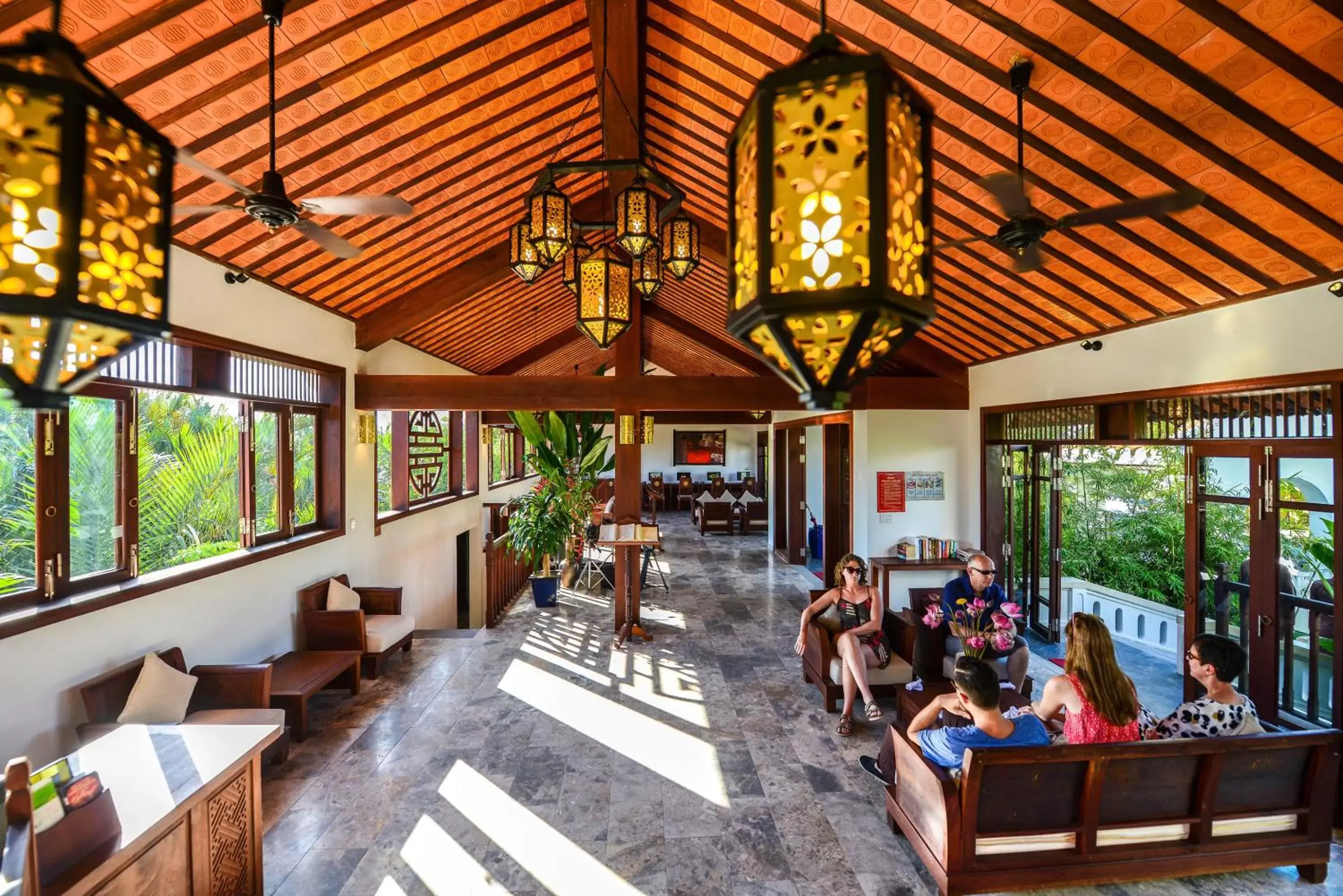 Lobby or reception in Legacy Hoi An Resort - formerly Ancient House Village Resort & Spa