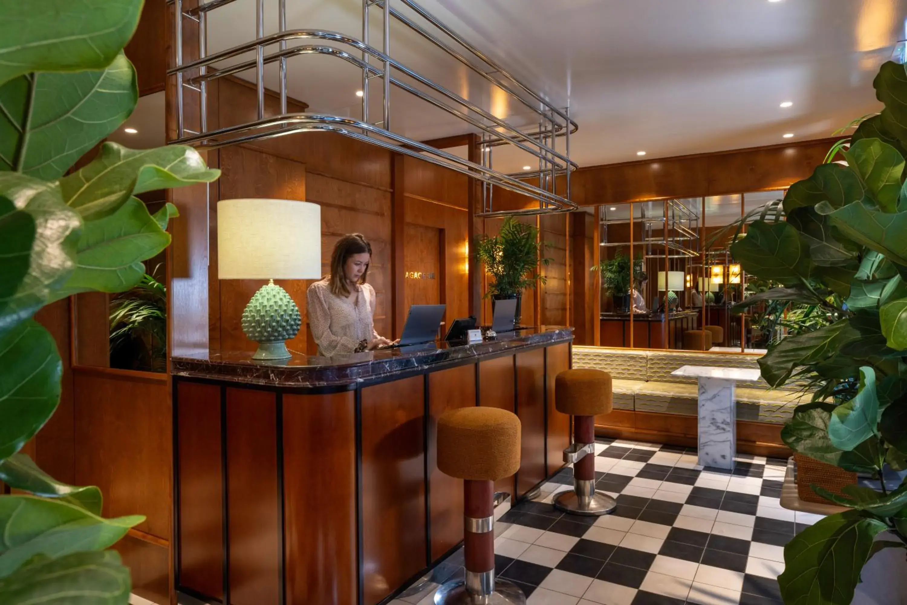 Lobby or reception, Lobby/Reception in Hôtel du Home Moderne
