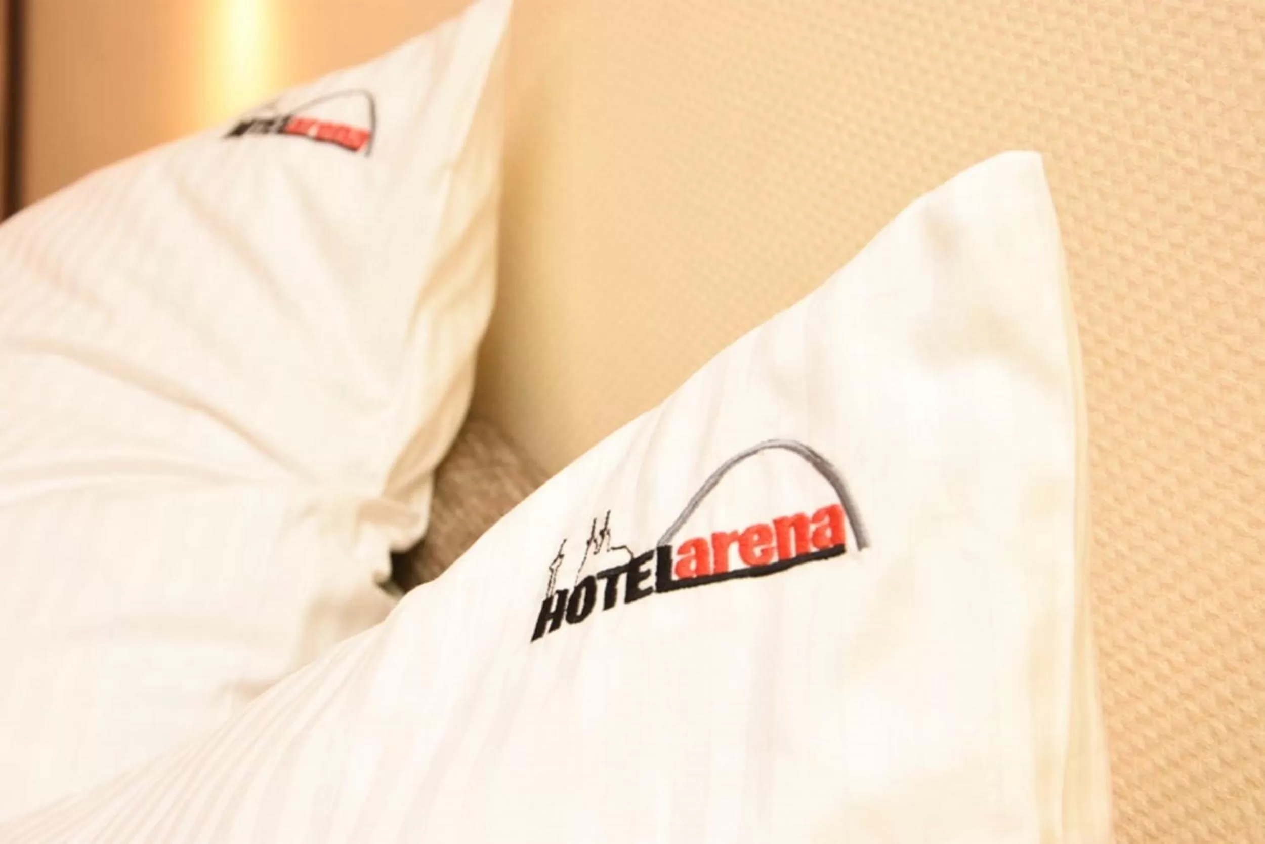 Property logo or sign, Bed in Hotel Arena