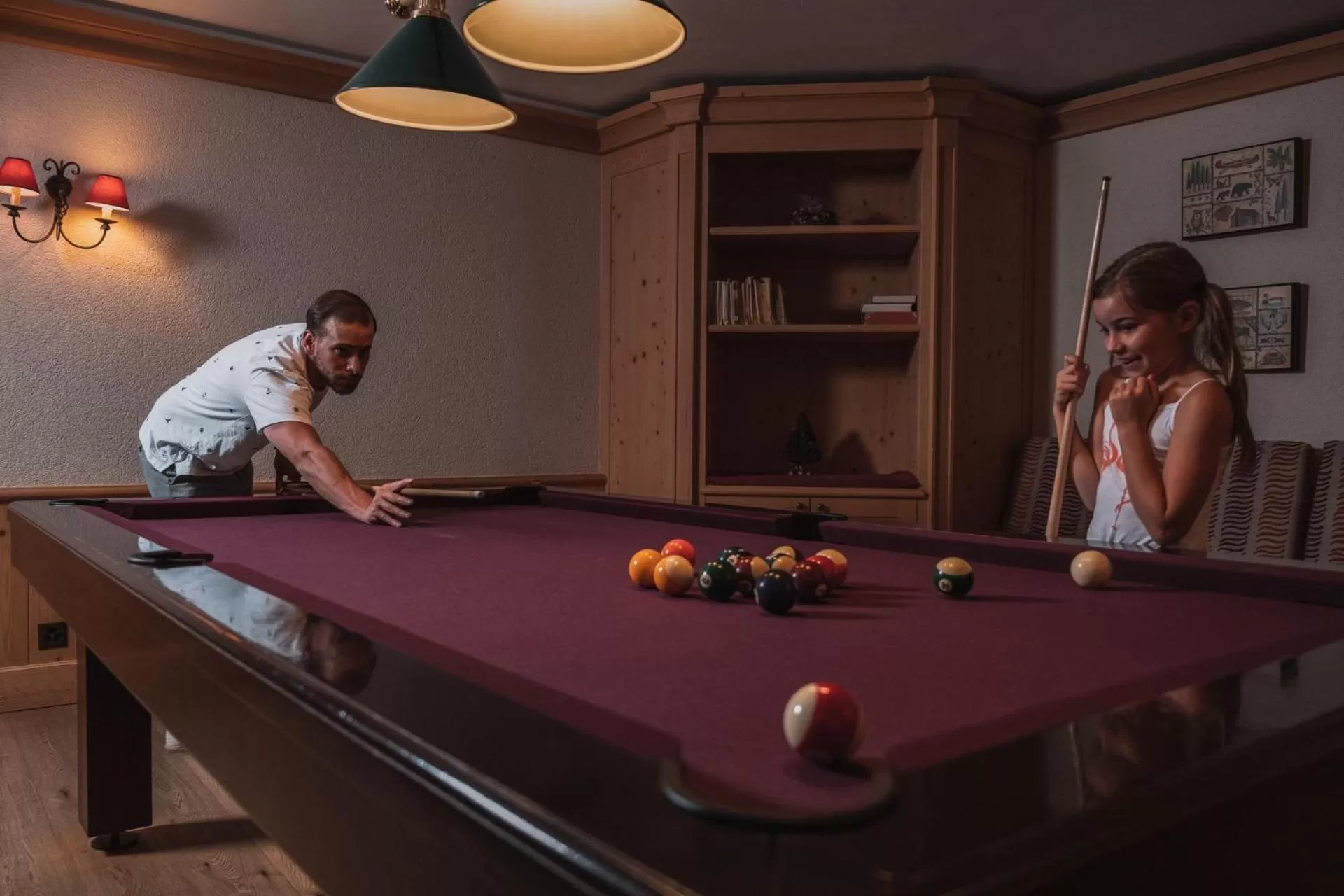 Billiard in Chalet RoyAlp Hôtel & Spa