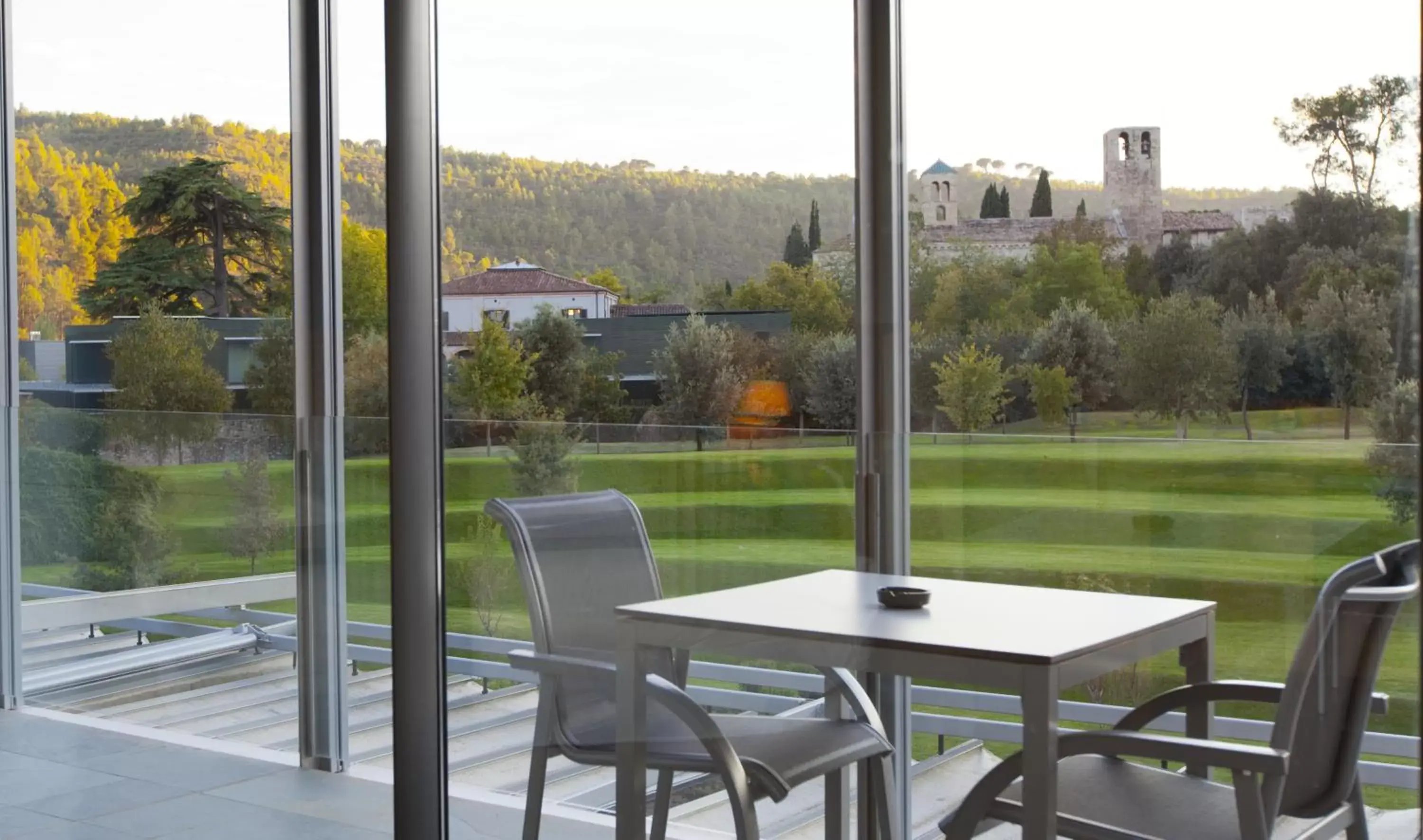 Balcony/Terrace in Hotel Món Sant Benet