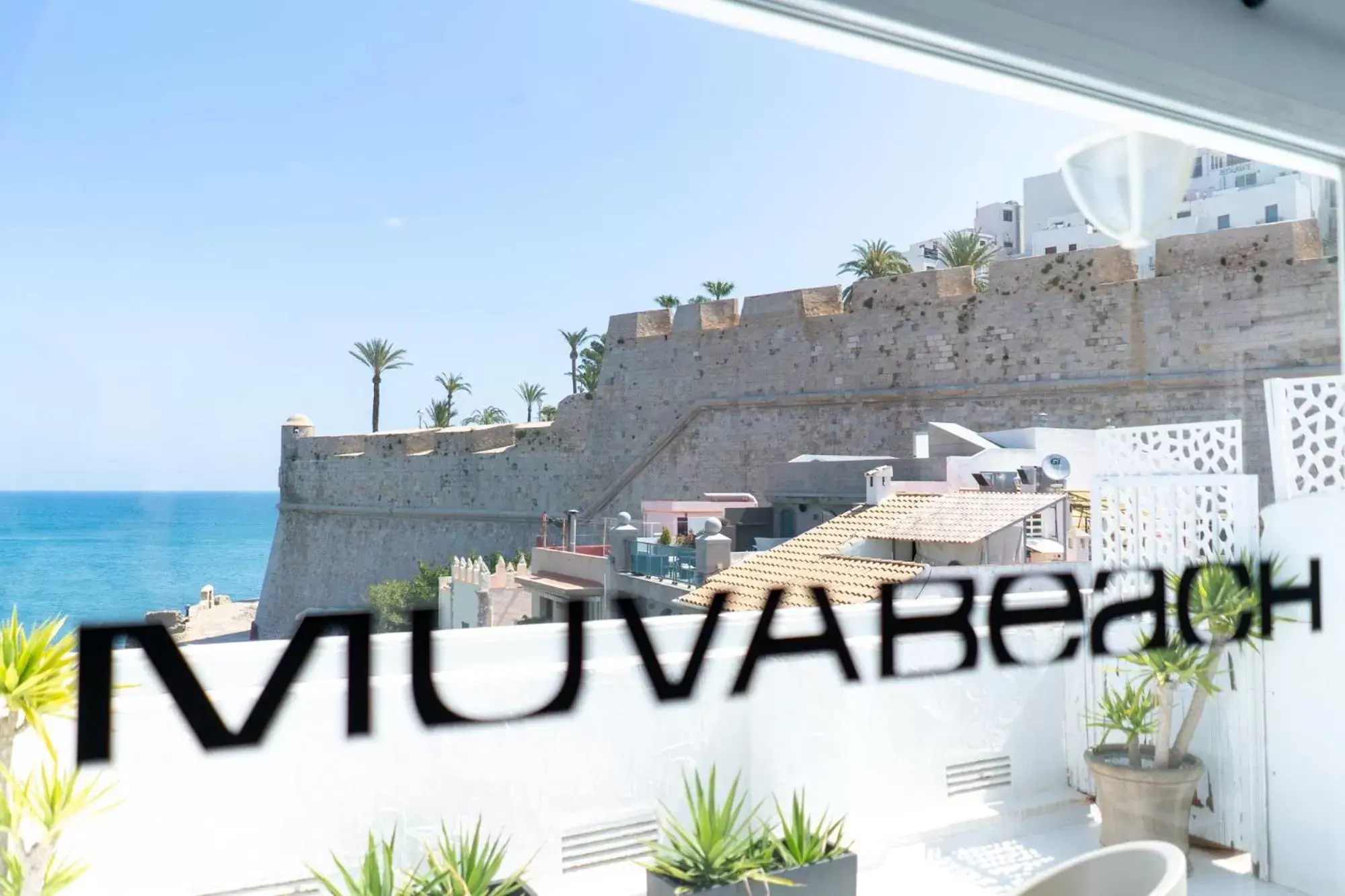 Property Logo/Sign in Hotel Muva Beach