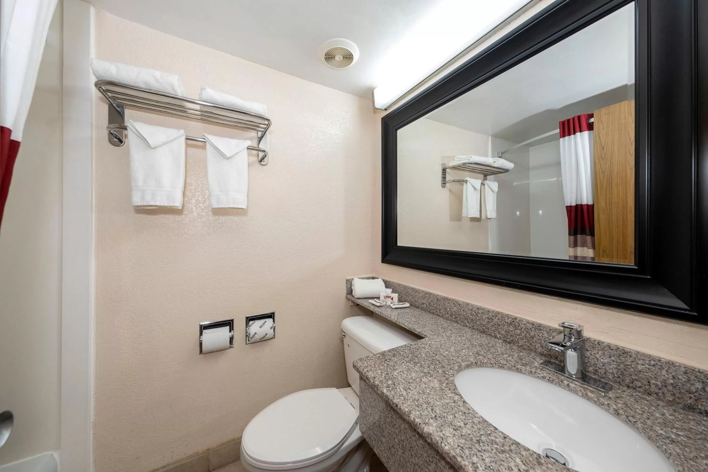 Toilet in Red Roof Inn Lumberton