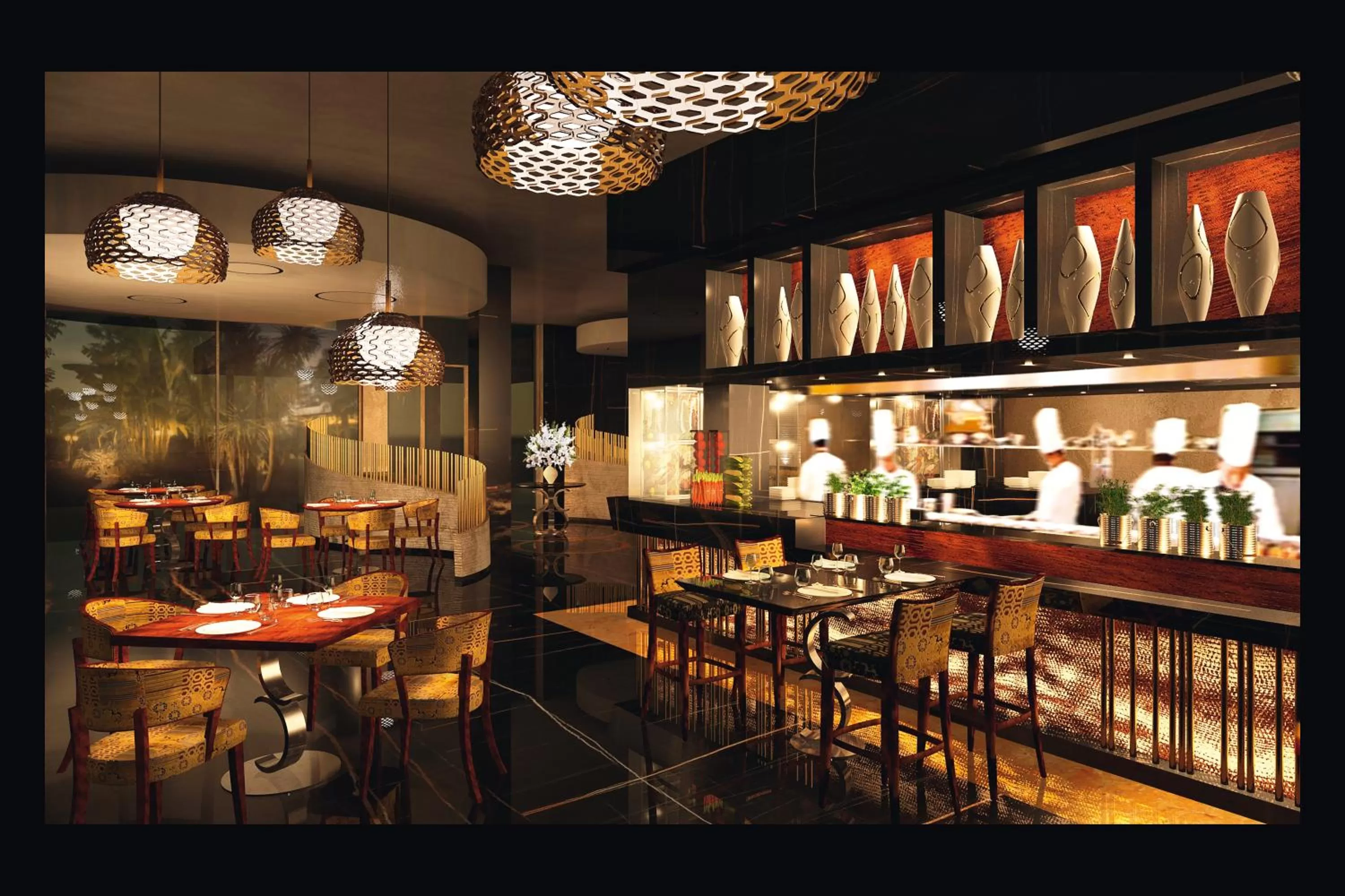 Lounge or bar in Mövenpick Hotel du Lac Tunis