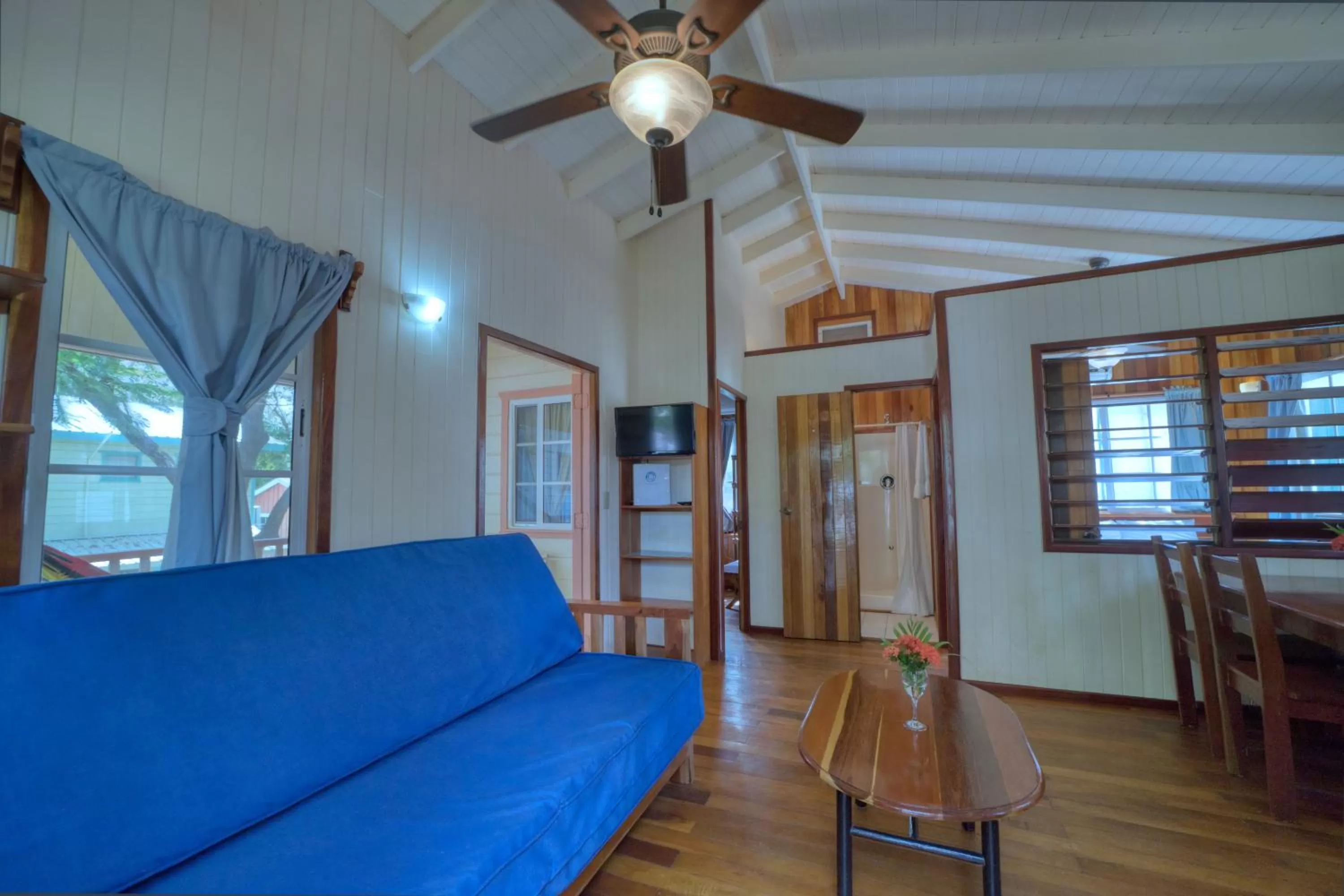 Living room in Placencia Villas