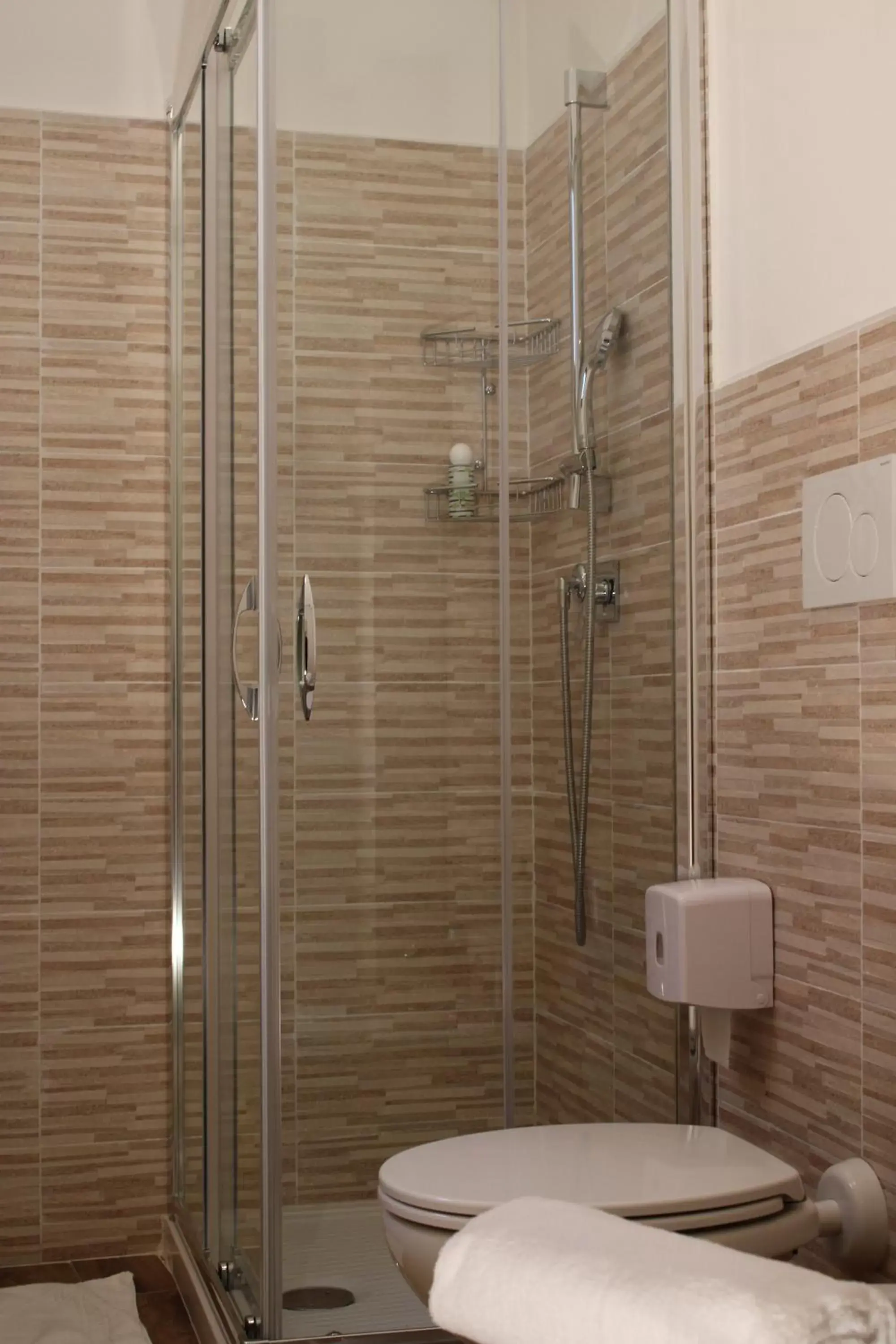 Shower, Bathroom in Hotel San Rufino