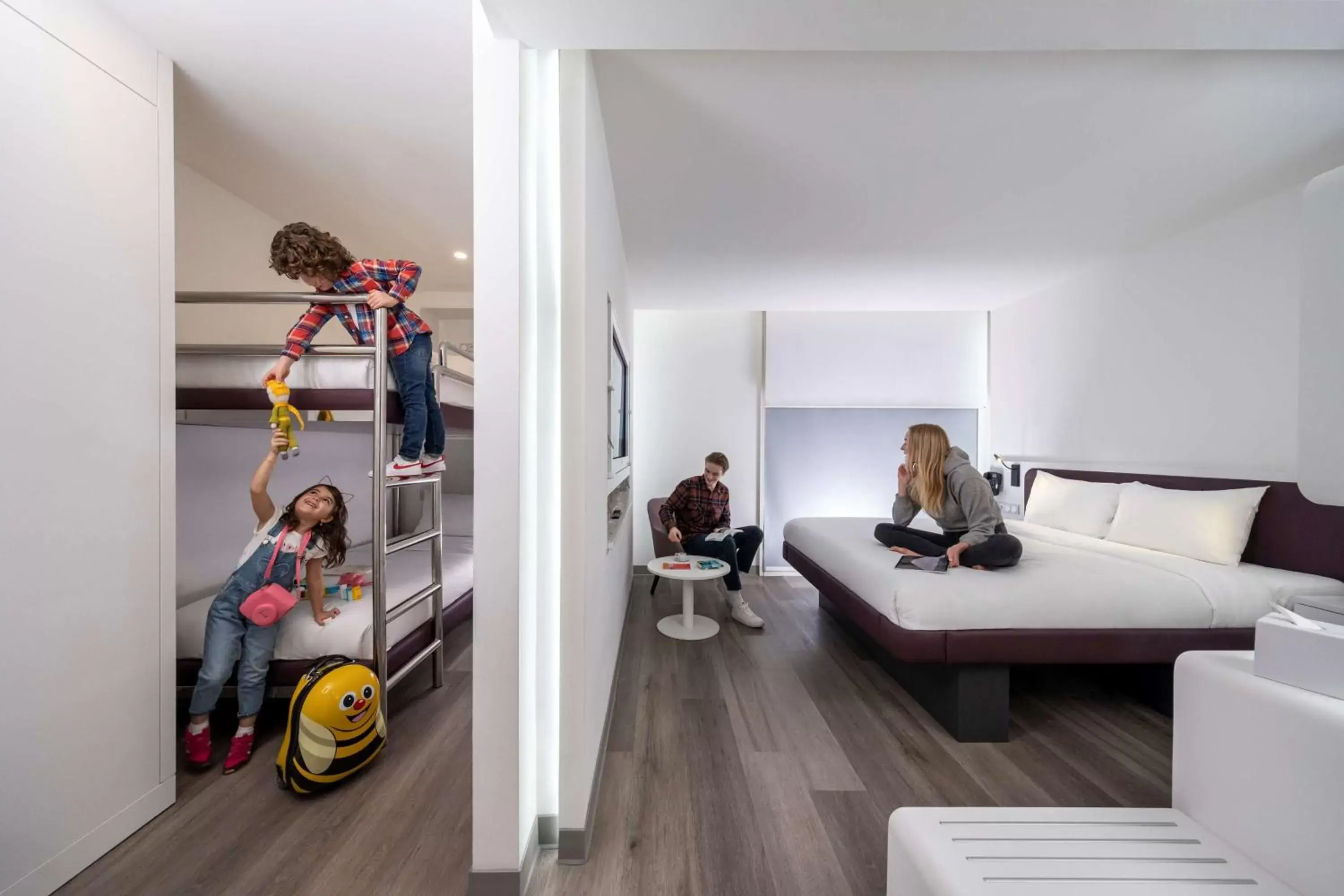 Bed in YOTELAIR Istanbul Airport, Duty free - International Transit area Bed in YOTELAIR Istanbul Airport, Duty free - International Transit area