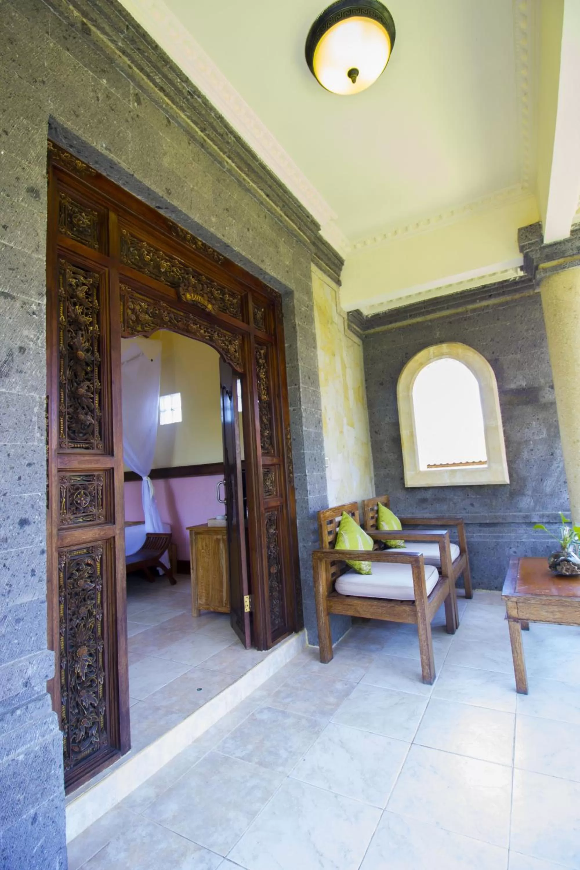 Balcony/Terrace, Bed in Ubud Aura Retreat