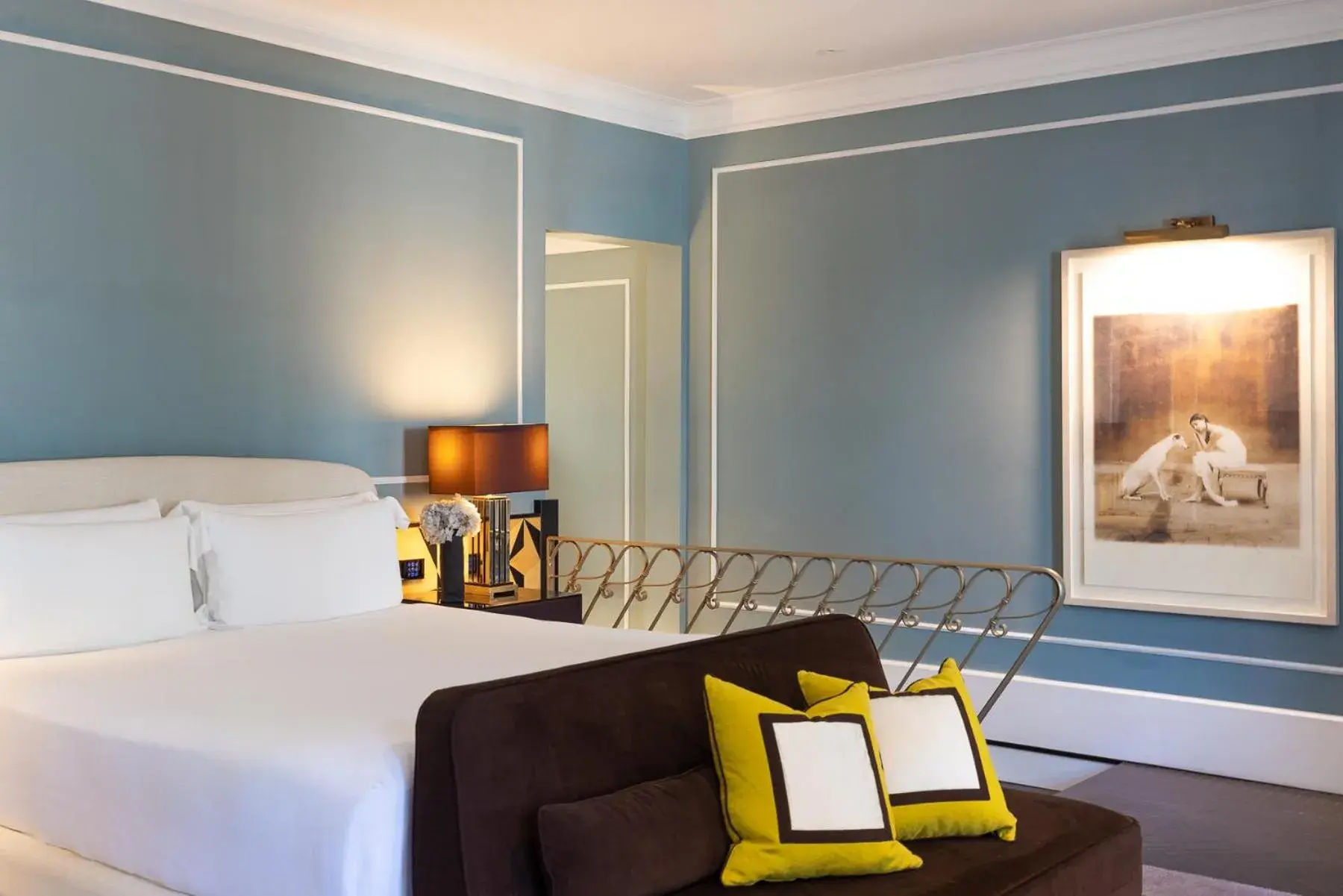 Bed in Hotel Vilòn - Small Luxury Hotels of the World