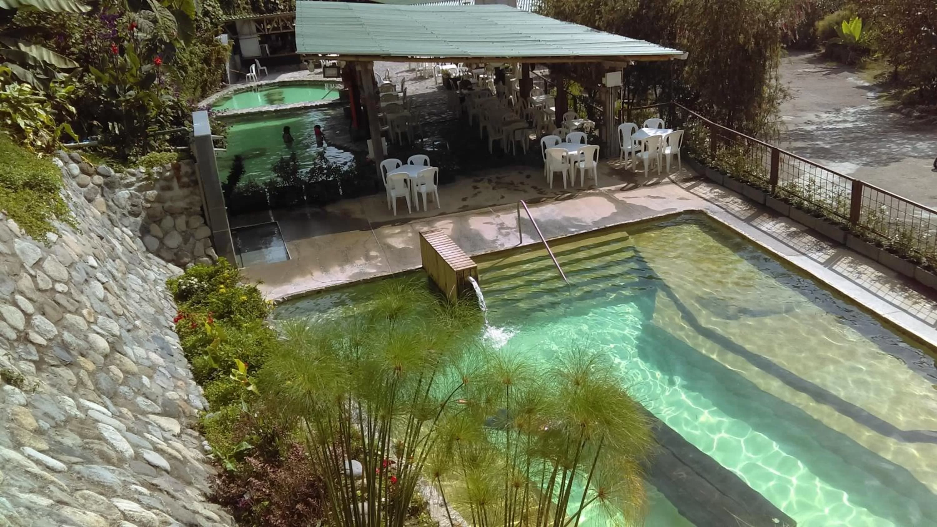 Bird's eye view, Pool View in Hotel Termales Tierra Viva