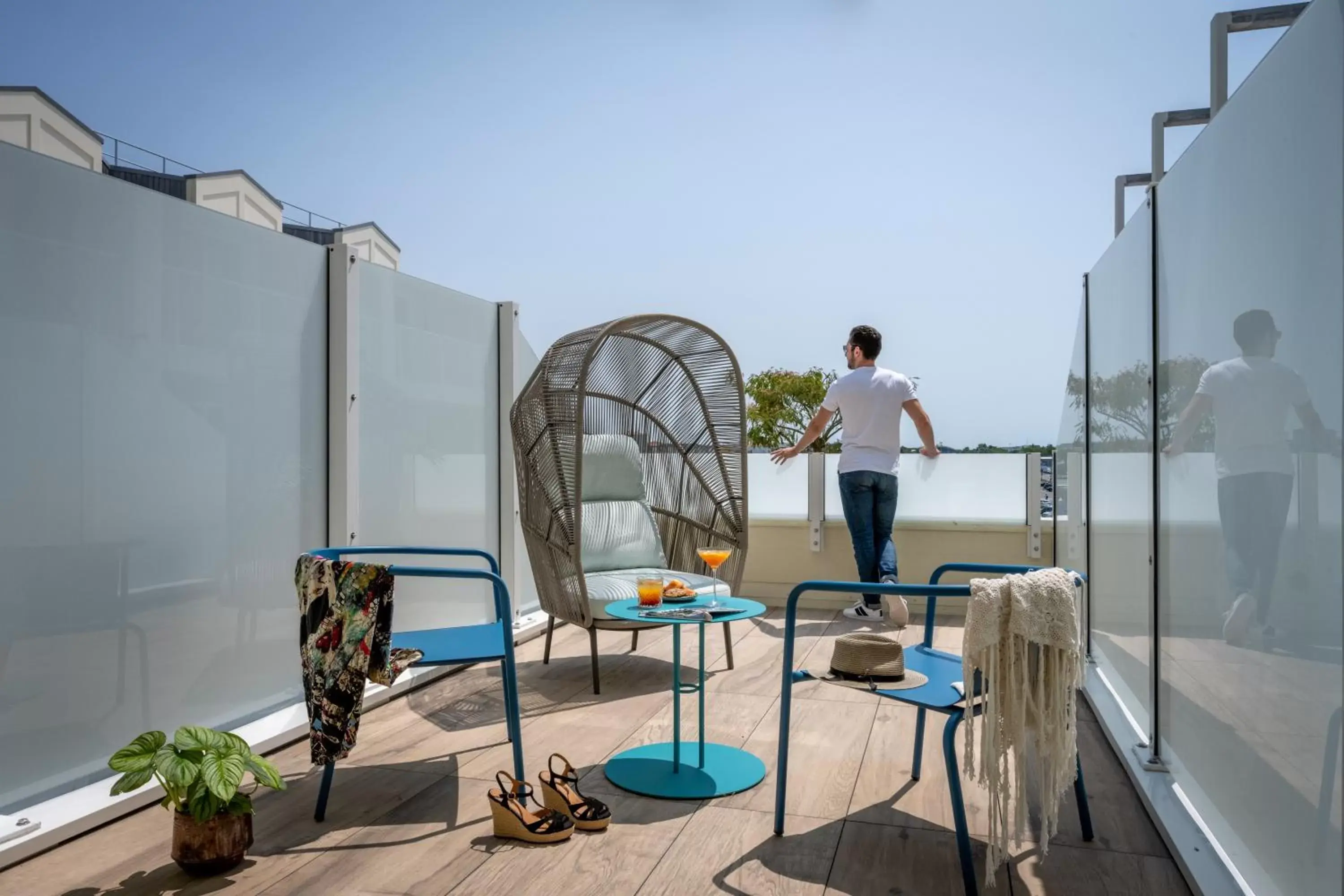 Balcony/Terrace in Mercure La Rochelle Vieux Port