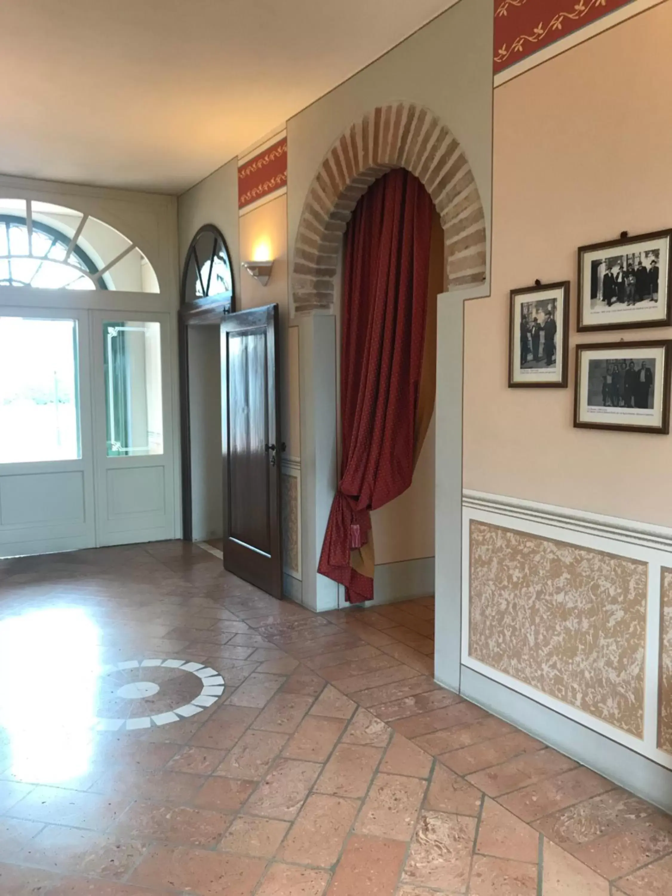 Seating area in Locanda Ca’ Rossa