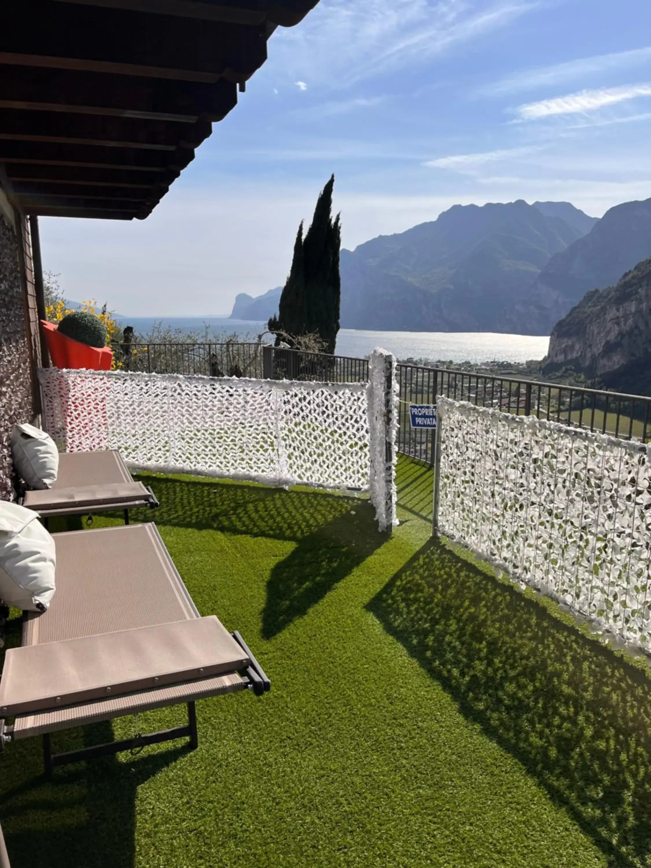 Patio in Hotel Isola Verde