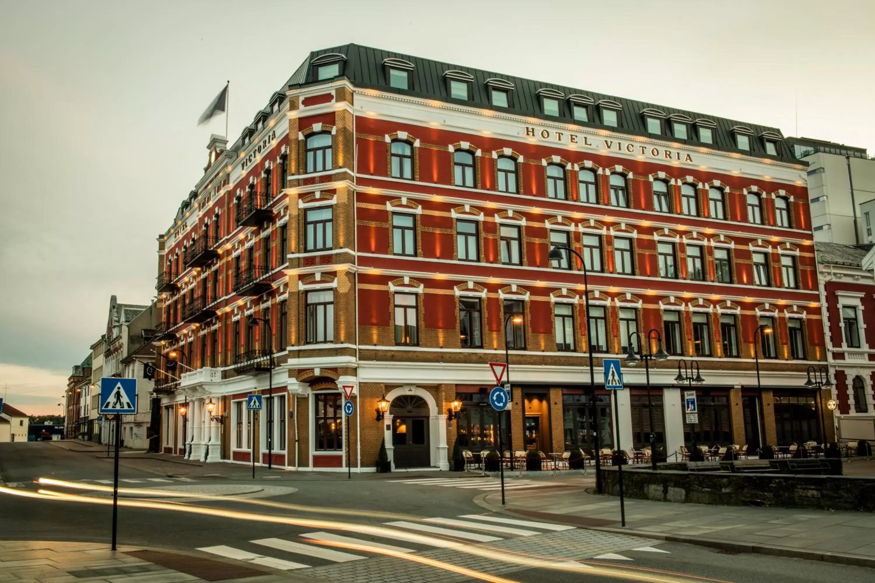 Facade/entrance in Hotel Victoria