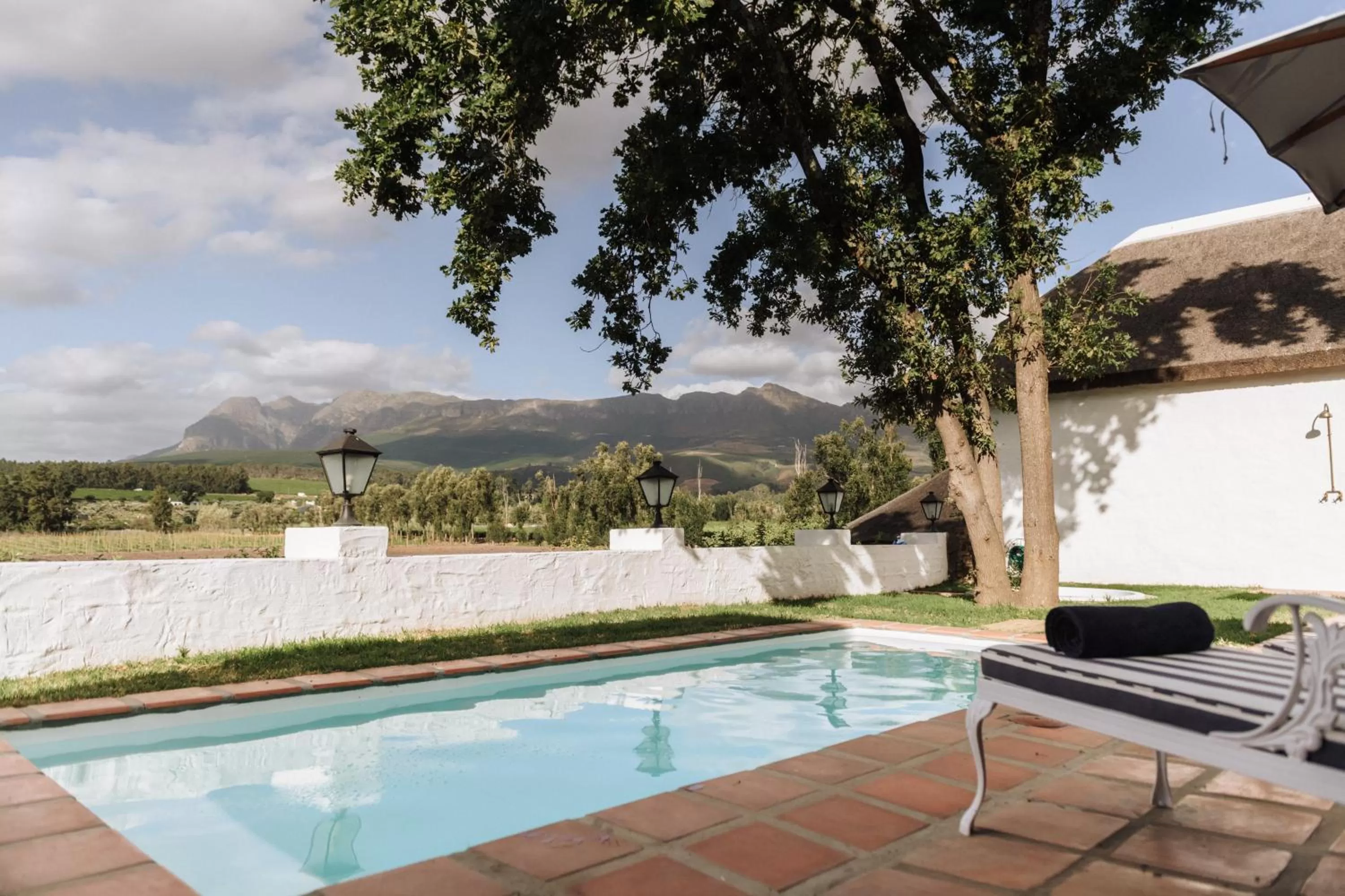Pool view in Adara Palmiet Valley Luxurious Boutique Farm Hotel