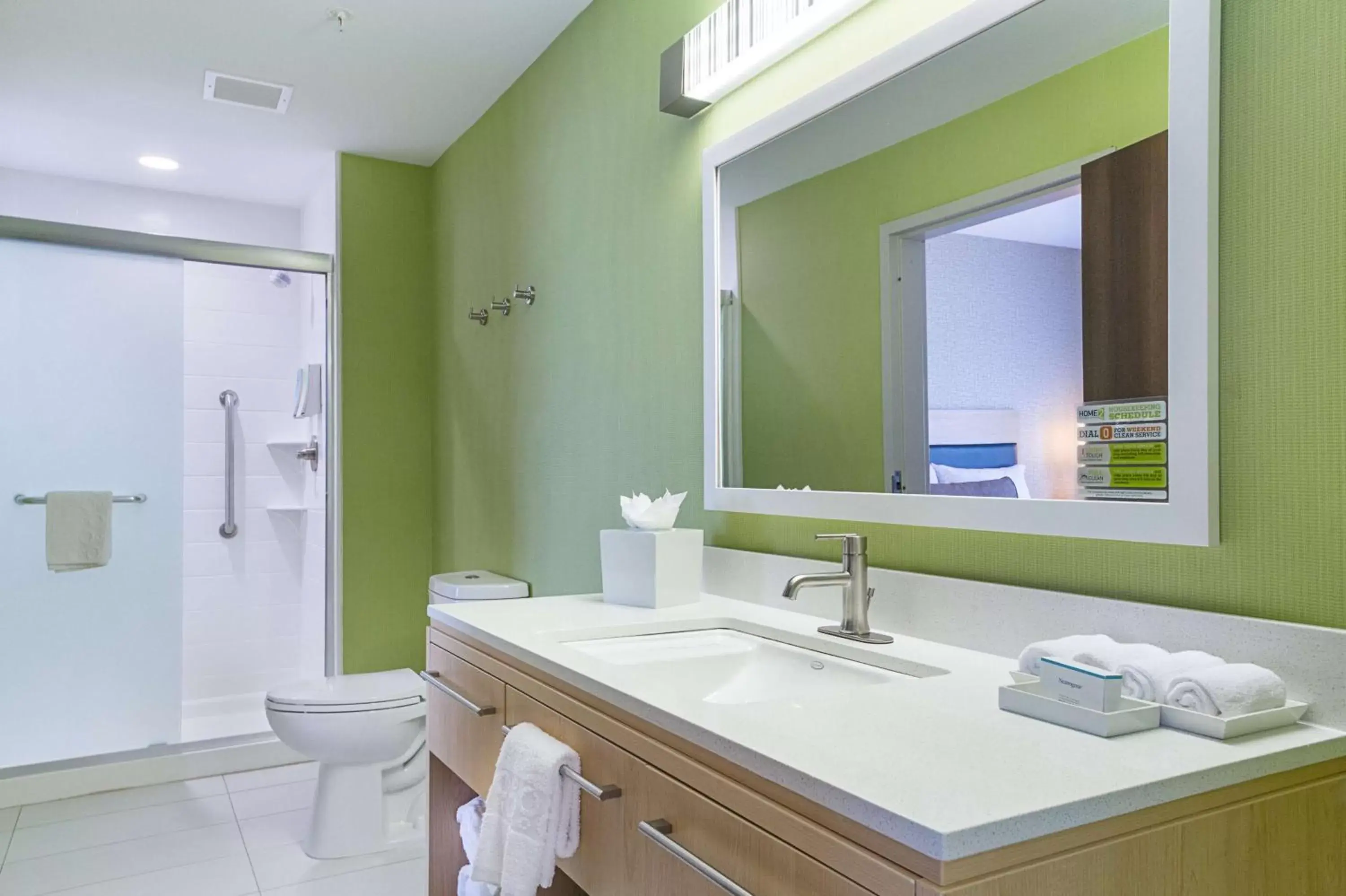 Bathroom in Home2 Suites By Hilton Dallas Grand Prairie