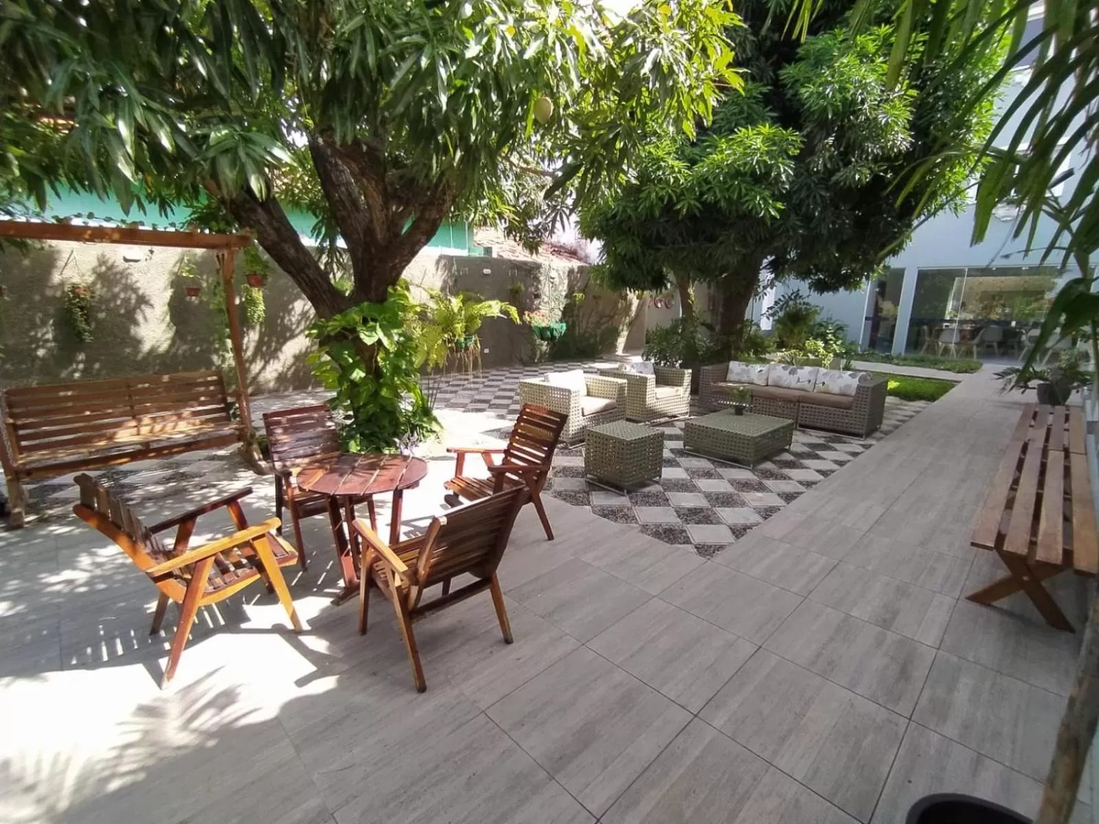 Garden, Restaurant/Places to Eat in Hotel Aveiro