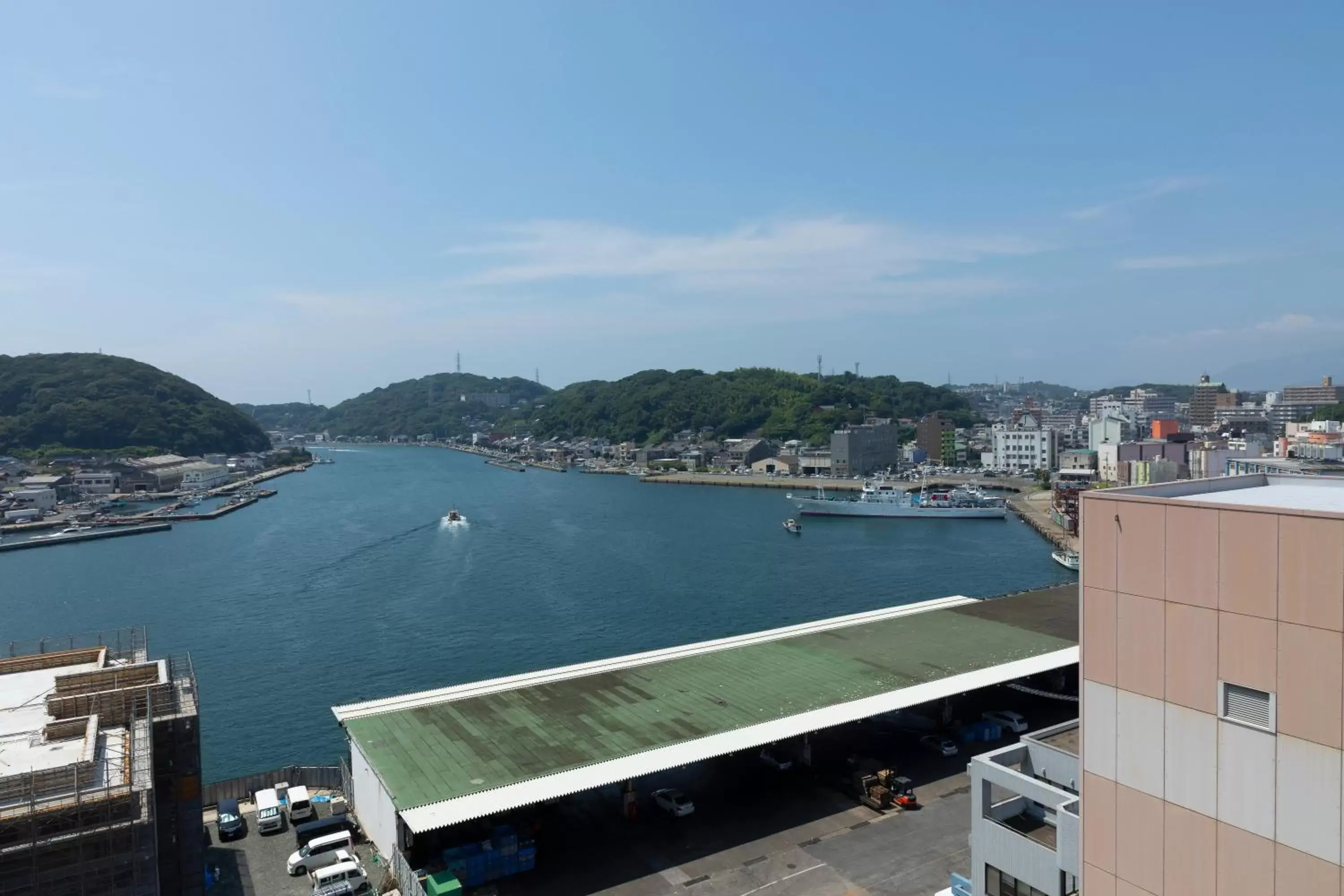 View (from property/room), River View in Shimonoseki Station West Washington Hotel Plaza