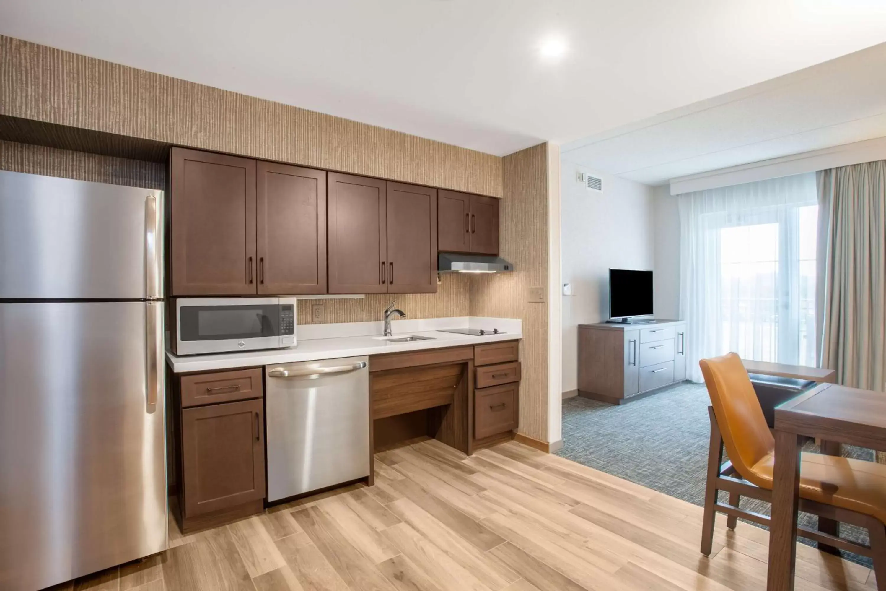 Kitchen or kitchenette, Kitchen/Kitchenette in Homewood Suites By Hilton Saratoga Springs