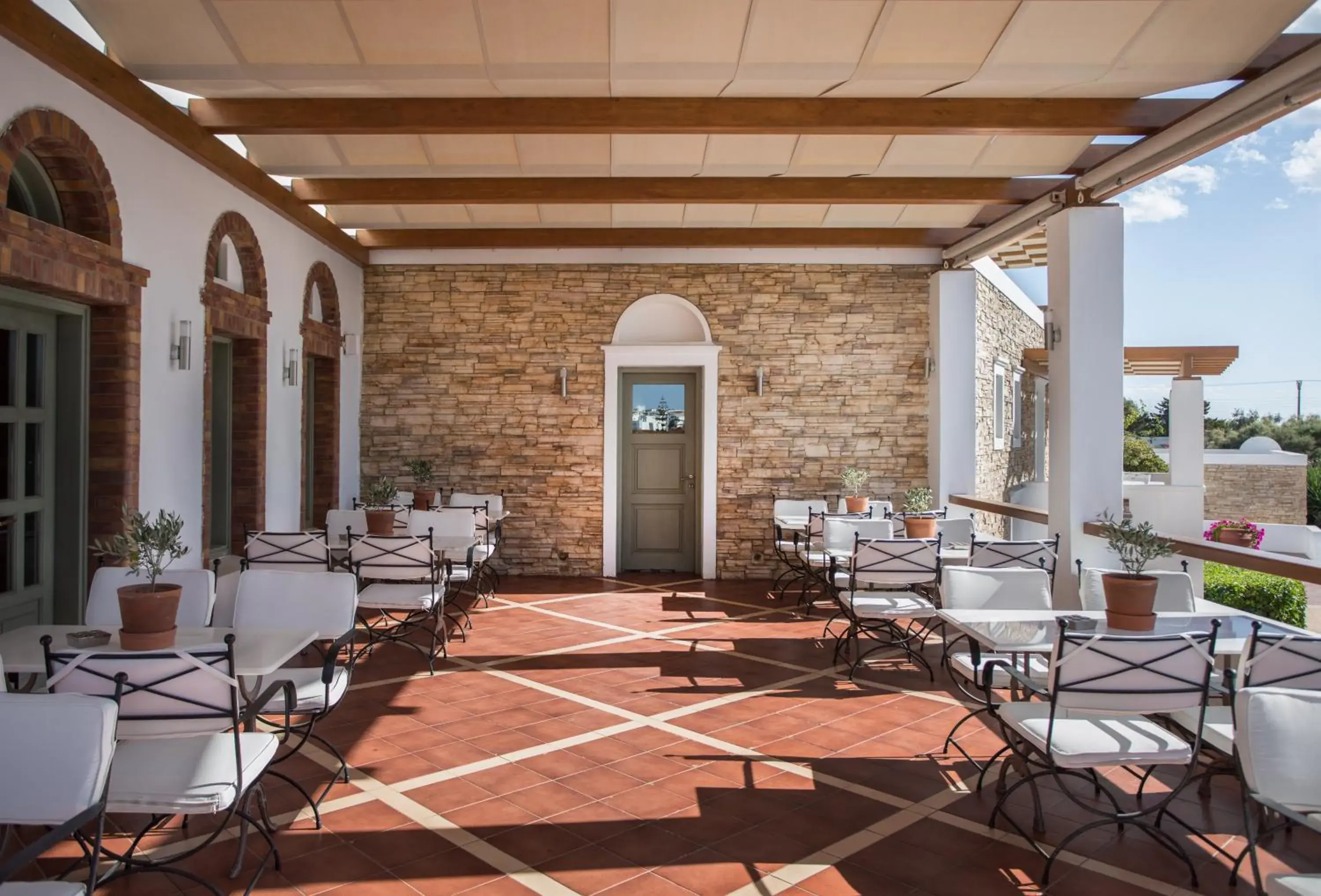Balcony/Terrace, Restaurant/Places to Eat in Porto Naxos