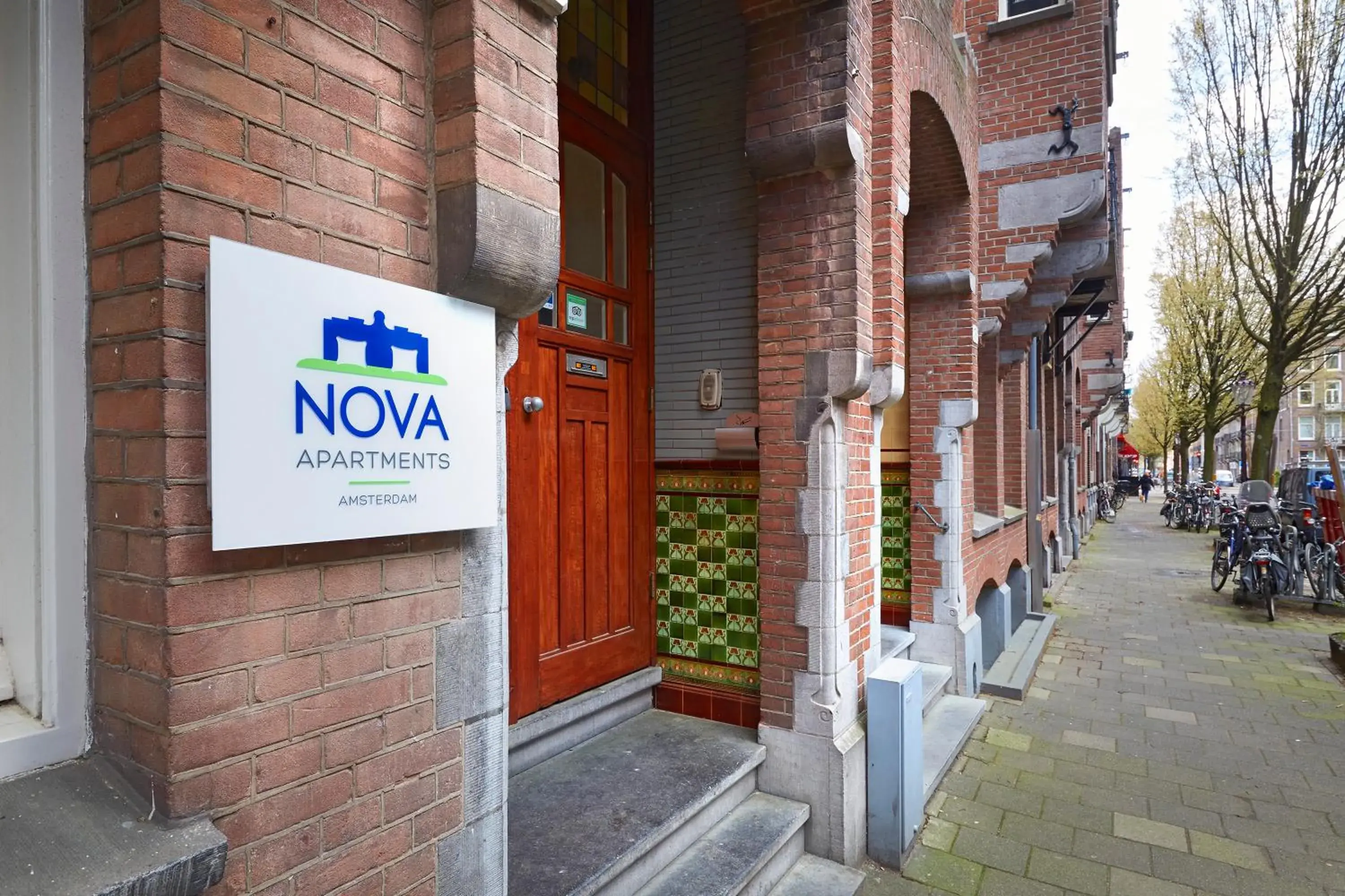 Facade/entrance in Nova Apartments Amsterdam