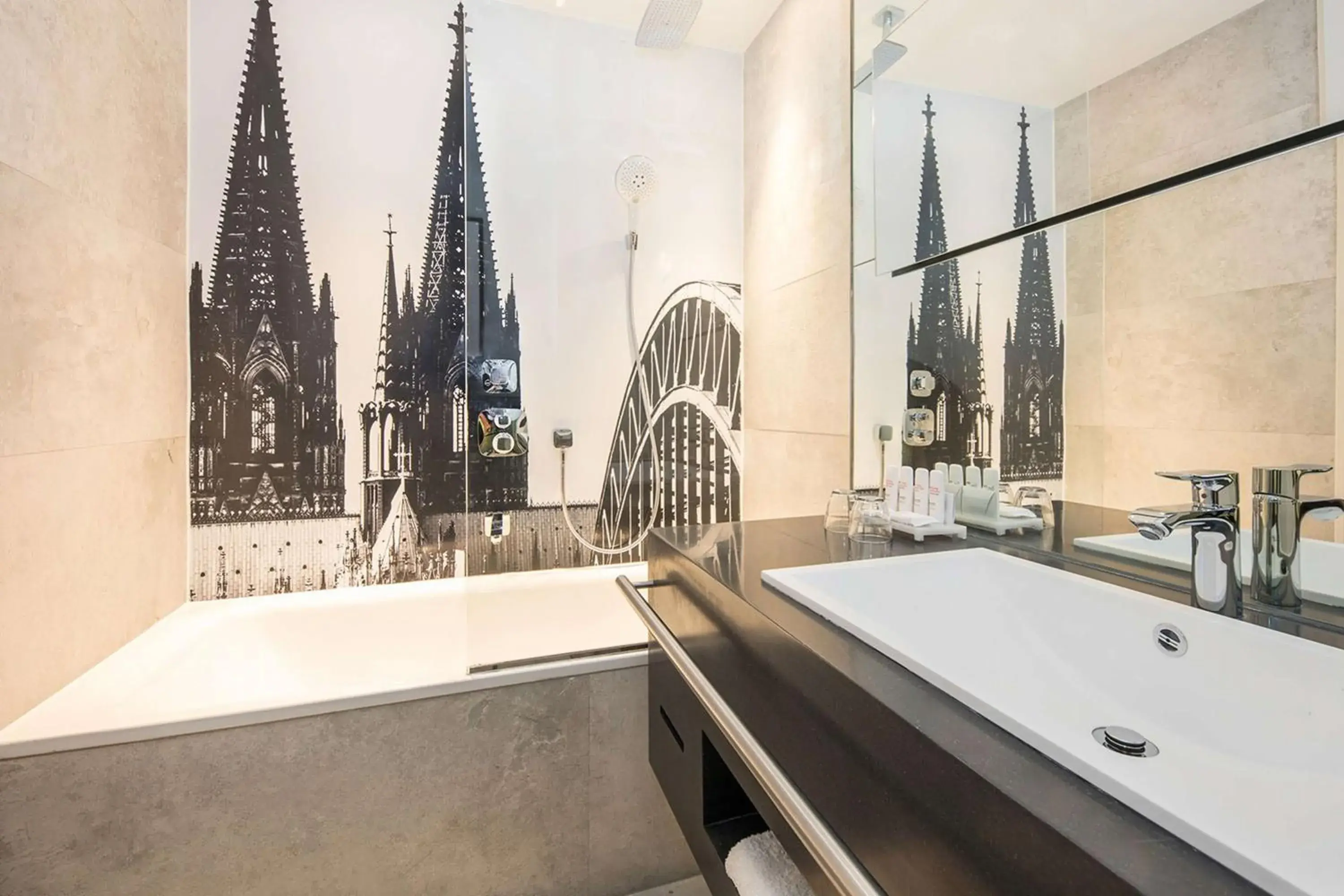 Bathroom in Radisson Blu Hotel, Cologne