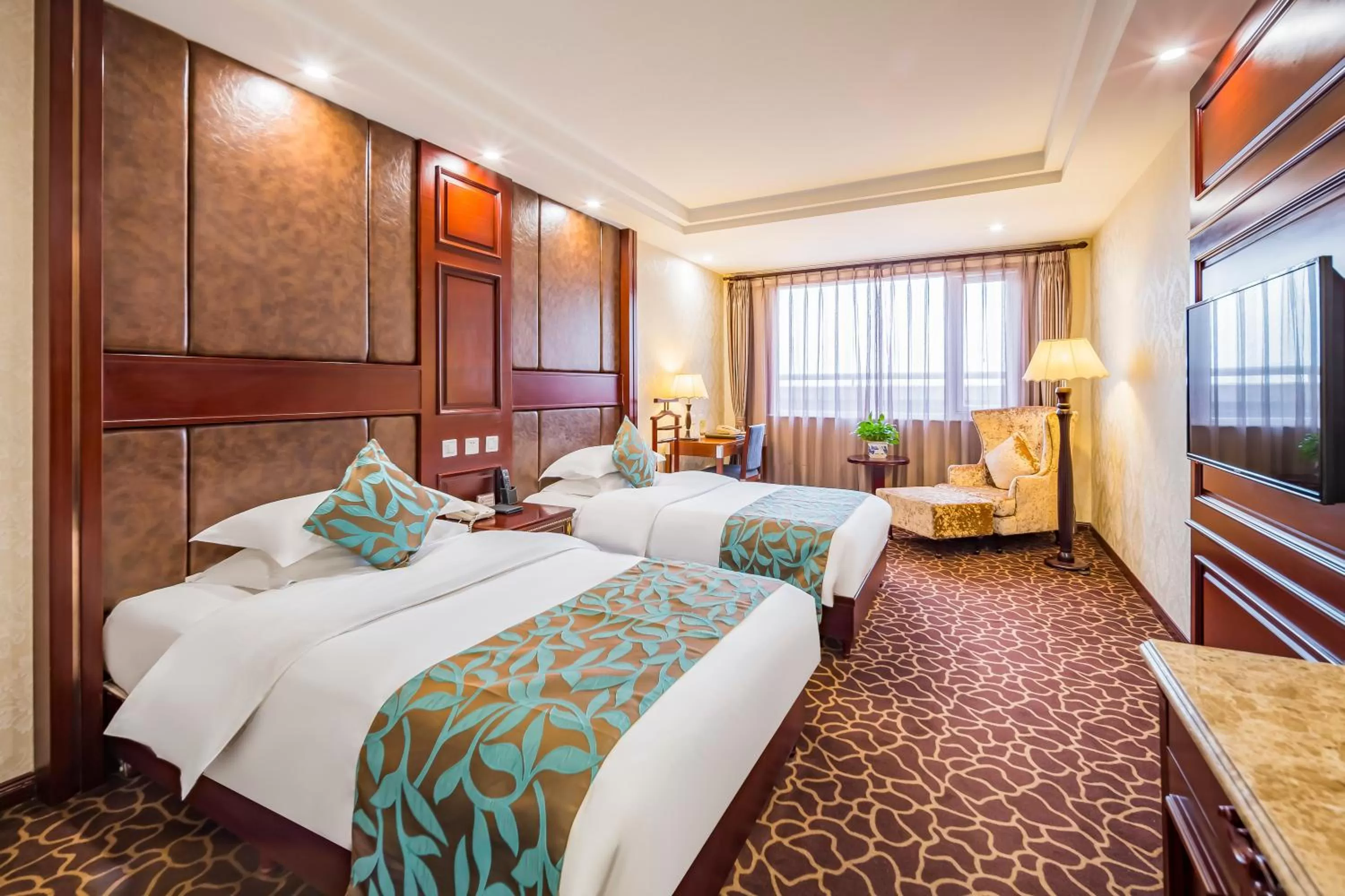 Bed in Beijing Commercial Business Hotel