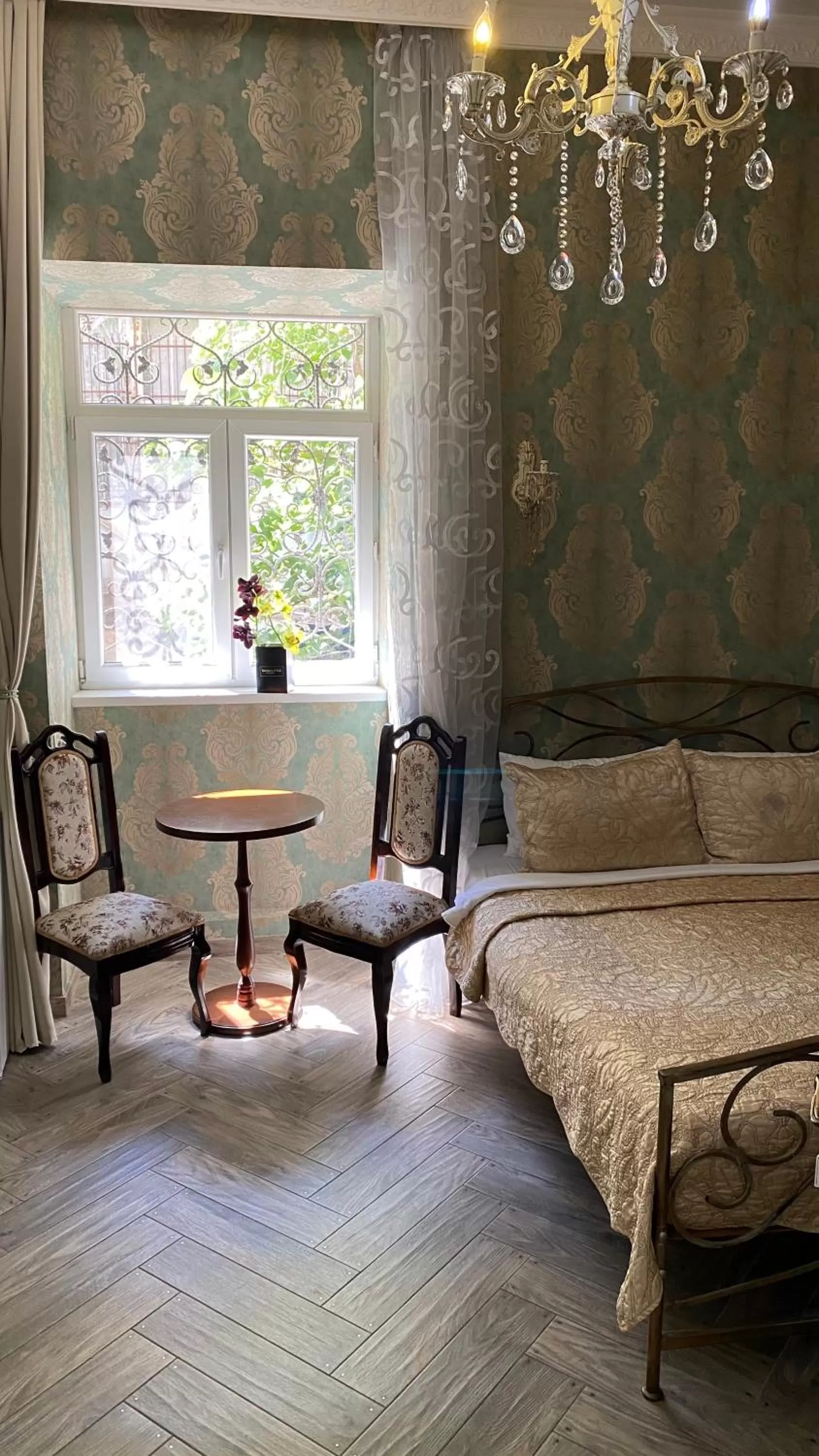 Bed in Old Tbilisi Apart-Hotel