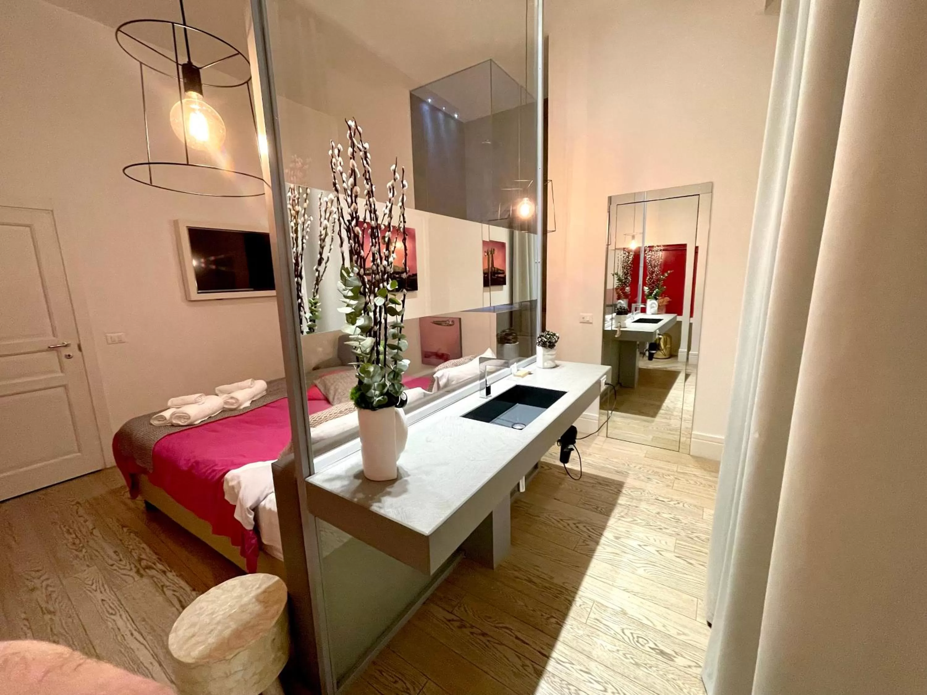 Bed in XENIA LUXURY ROOMS