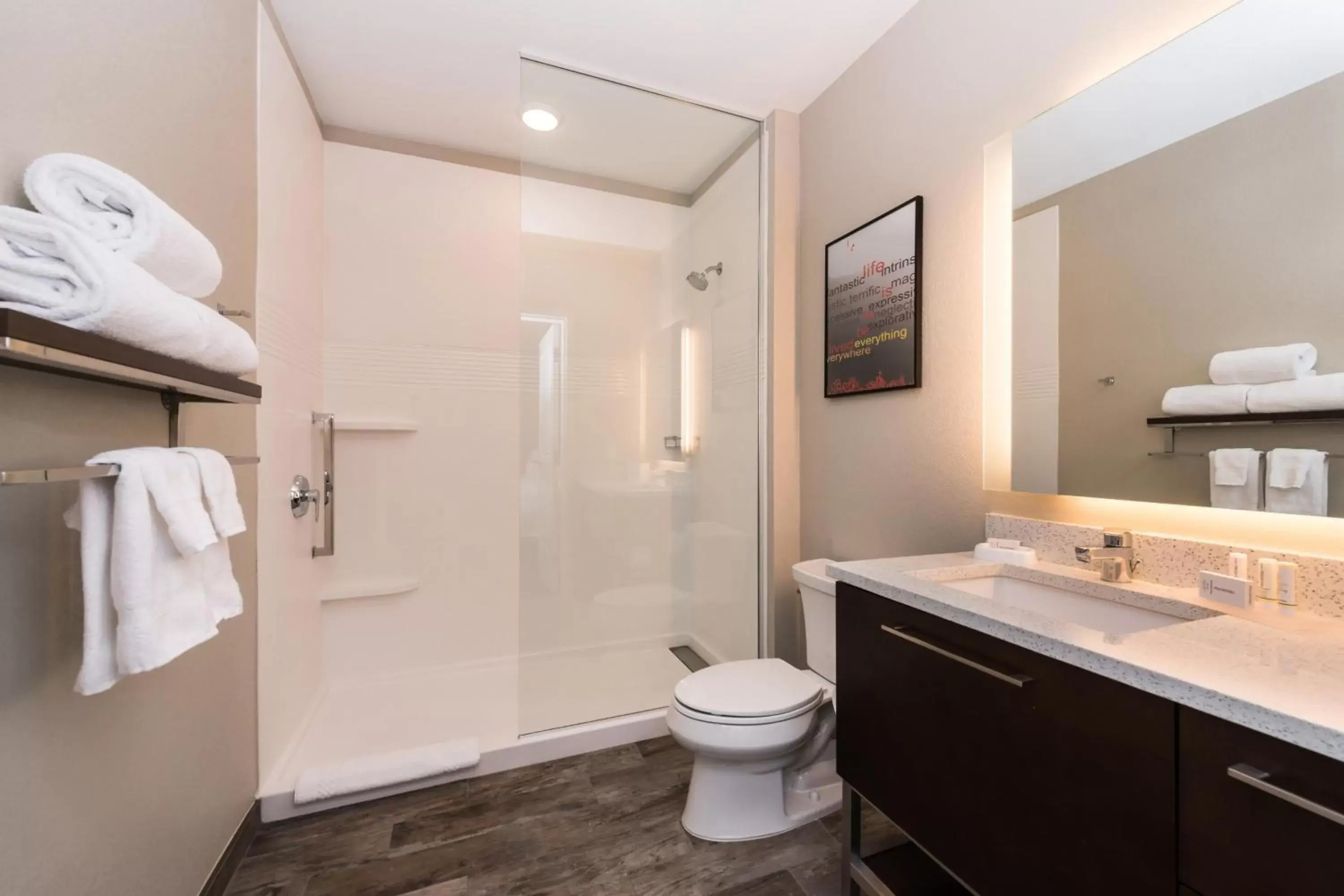 Bathroom in TownePlace Suites by Marriott Houston Baytown