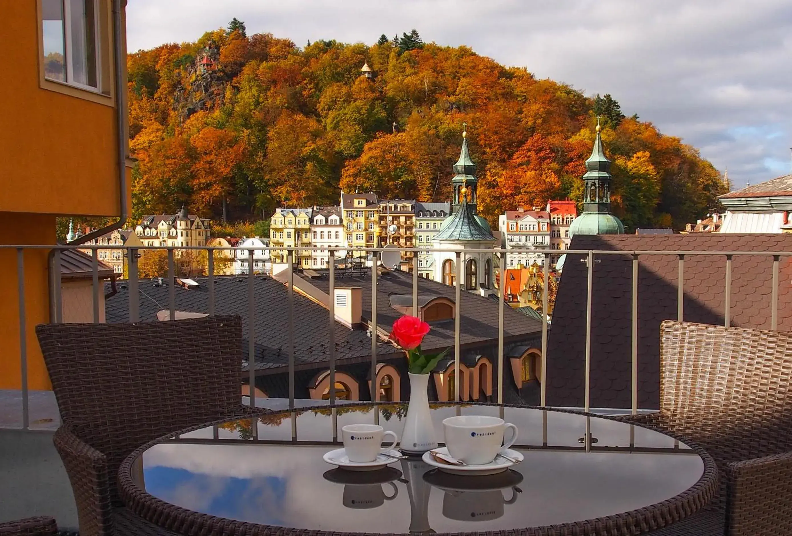 Autumn, Pool View in Prezident Luxury Spa & Wellness Hotel