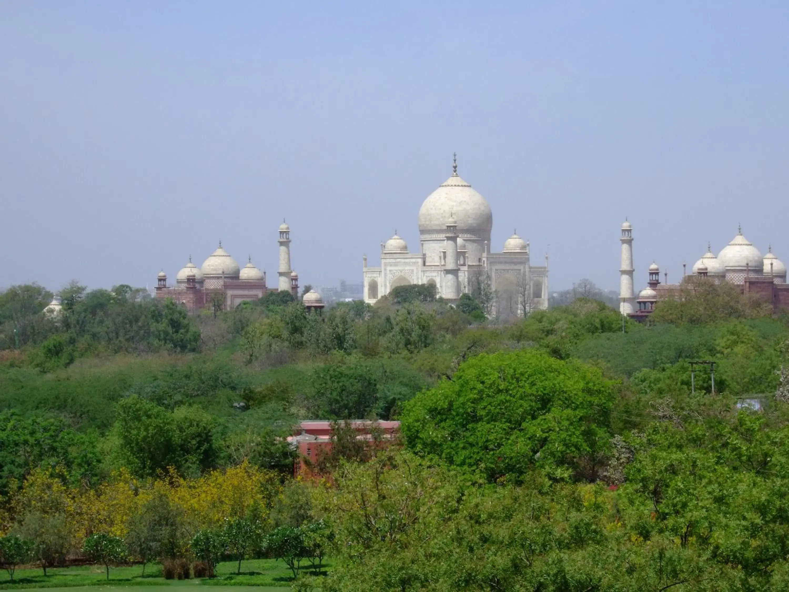 Garden view in Hotel Taj Plaza, VIP Road, Agra