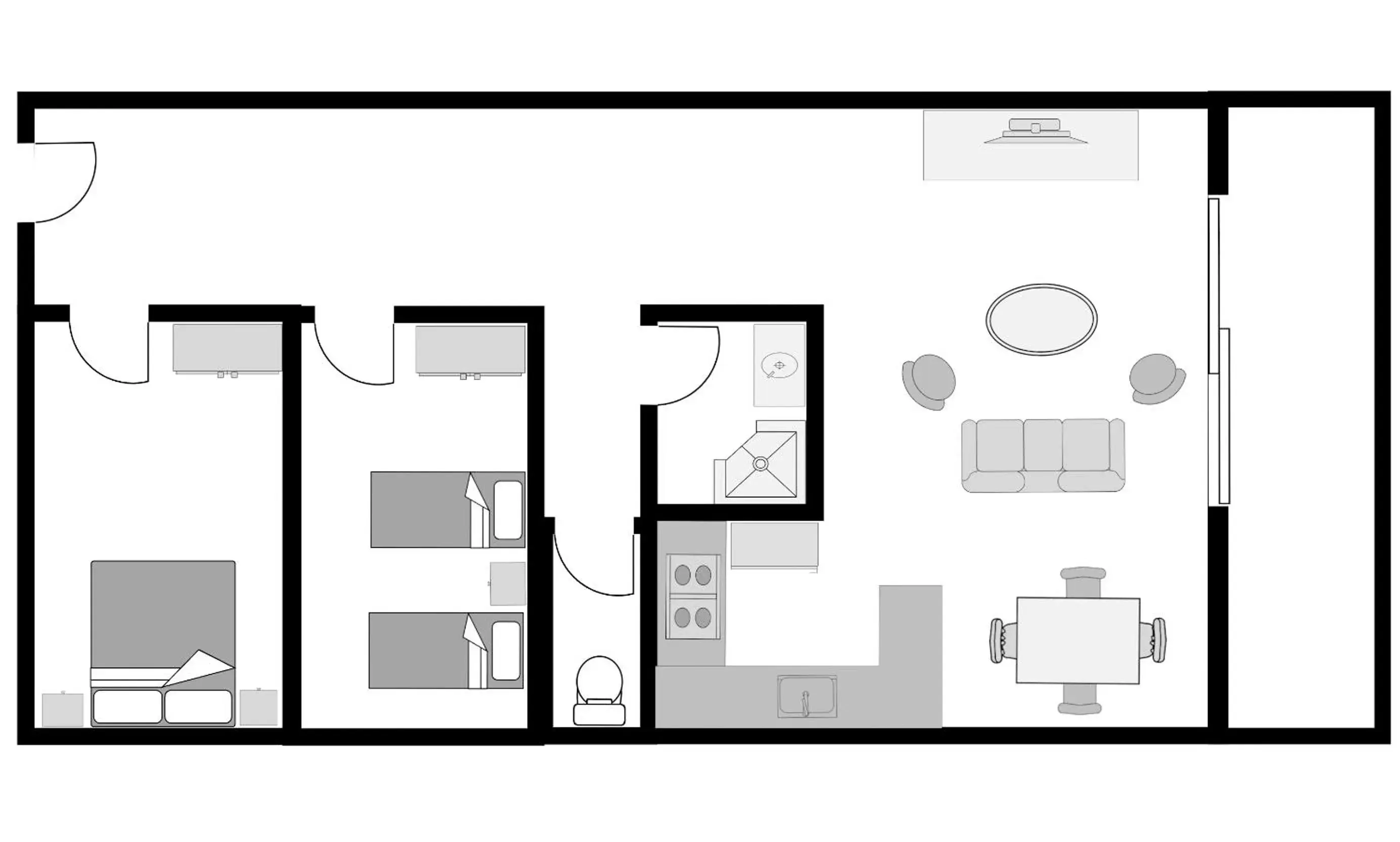 Floor Plan in Cattlemans Country Motor Inn & Serviced Apartments