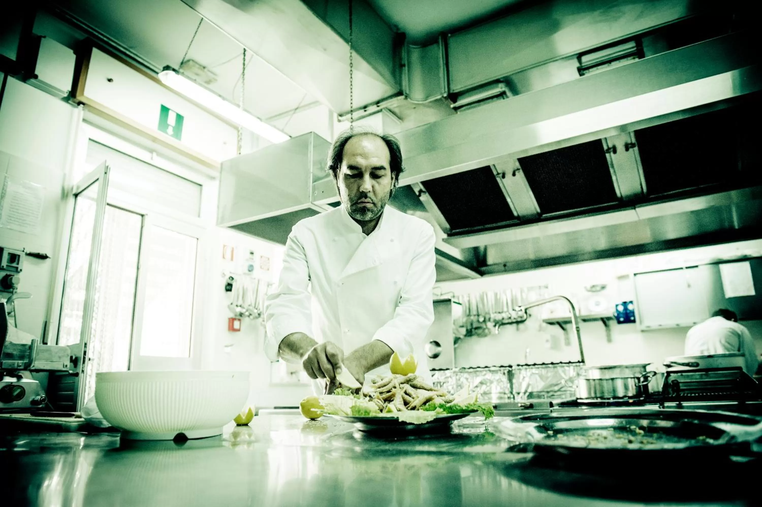 Kitchen or kitchenette in Hotel Fini