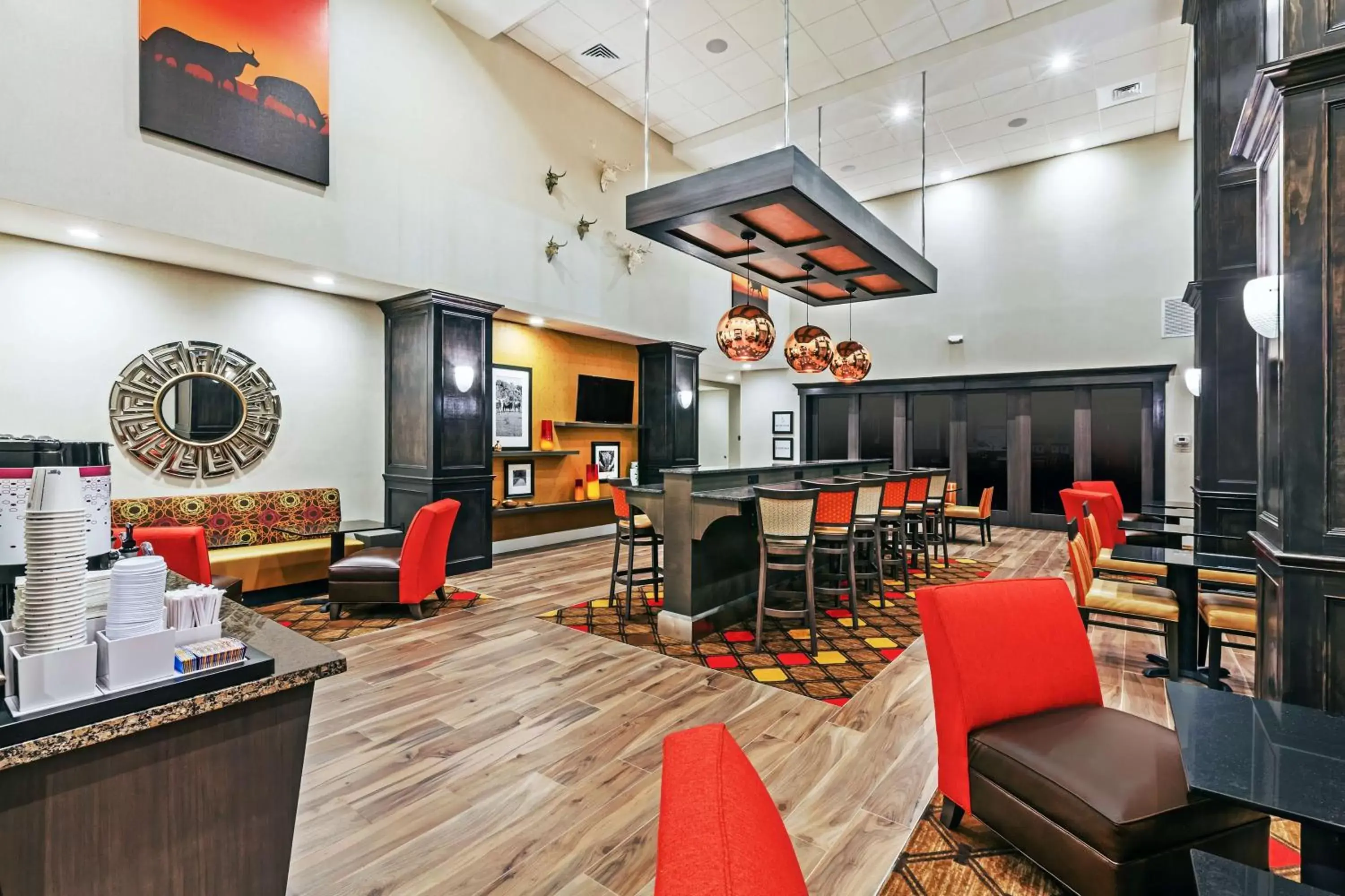 Lobby or reception, Restaurant/Places to Eat in Hampton Inn & Suites Houston/Atascocita, Tx