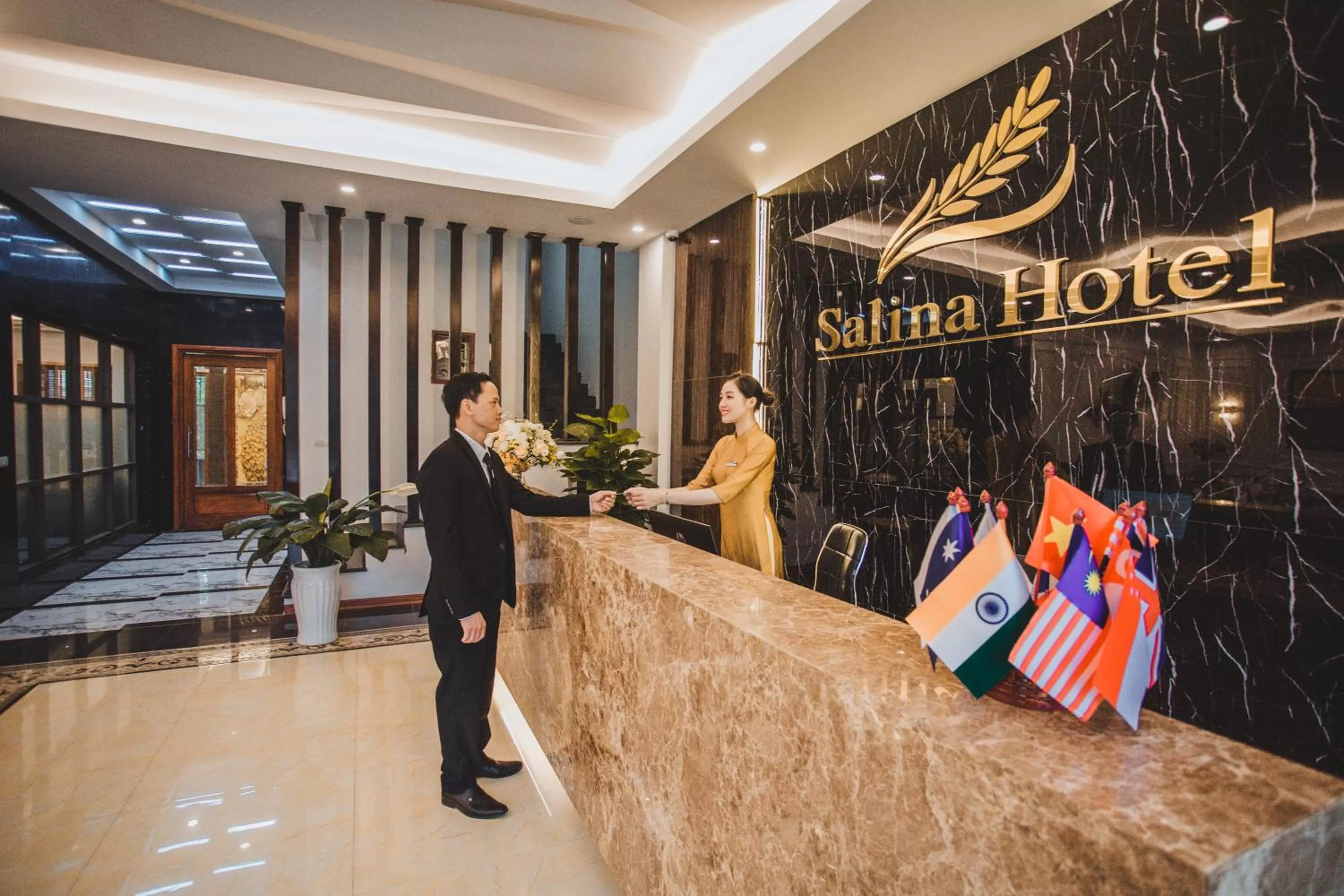 Lobby or reception in Salina Hotel Ninh Binh