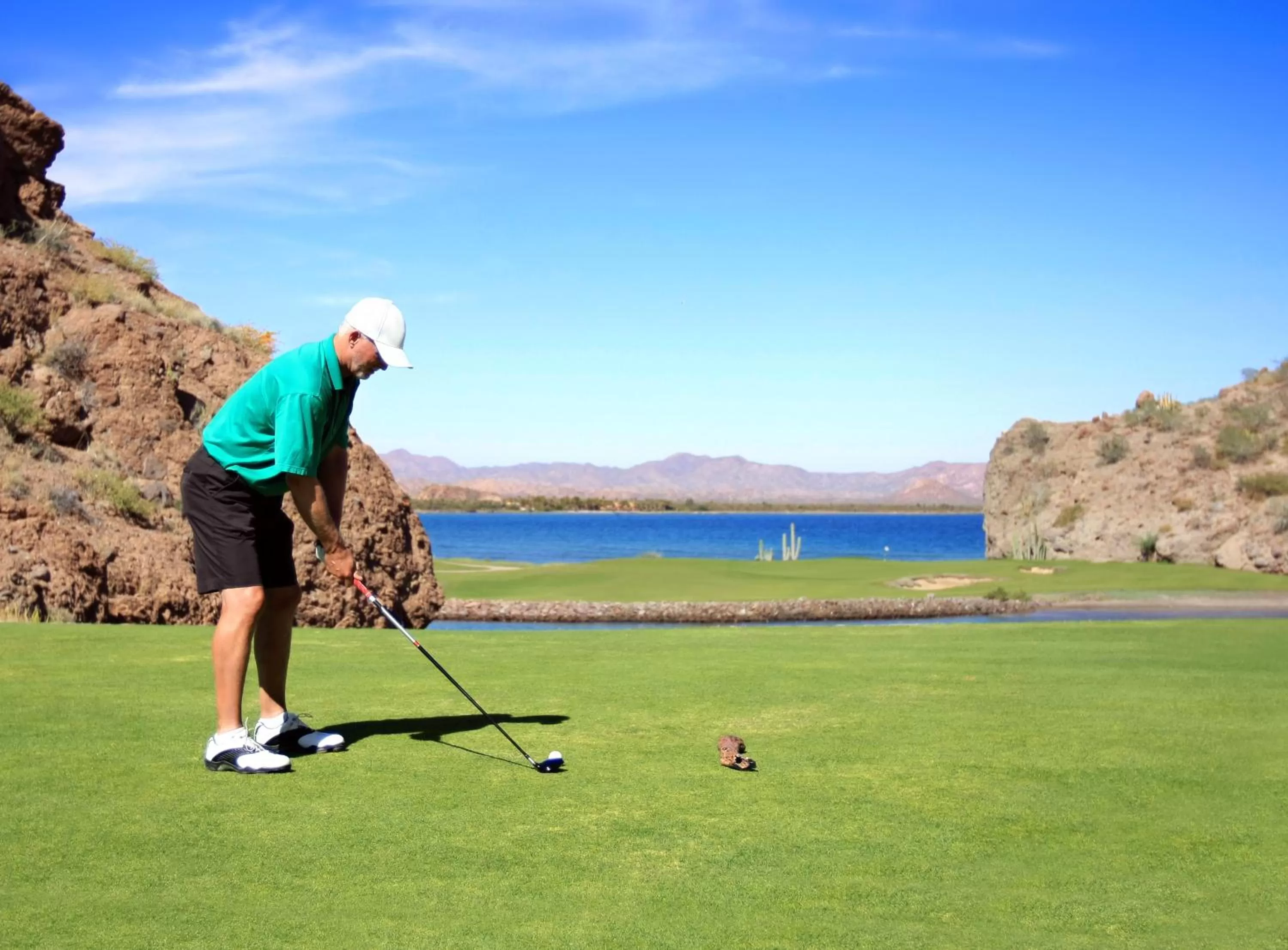 Golfcourse in Loreto Bay Golf & Sea at Baja