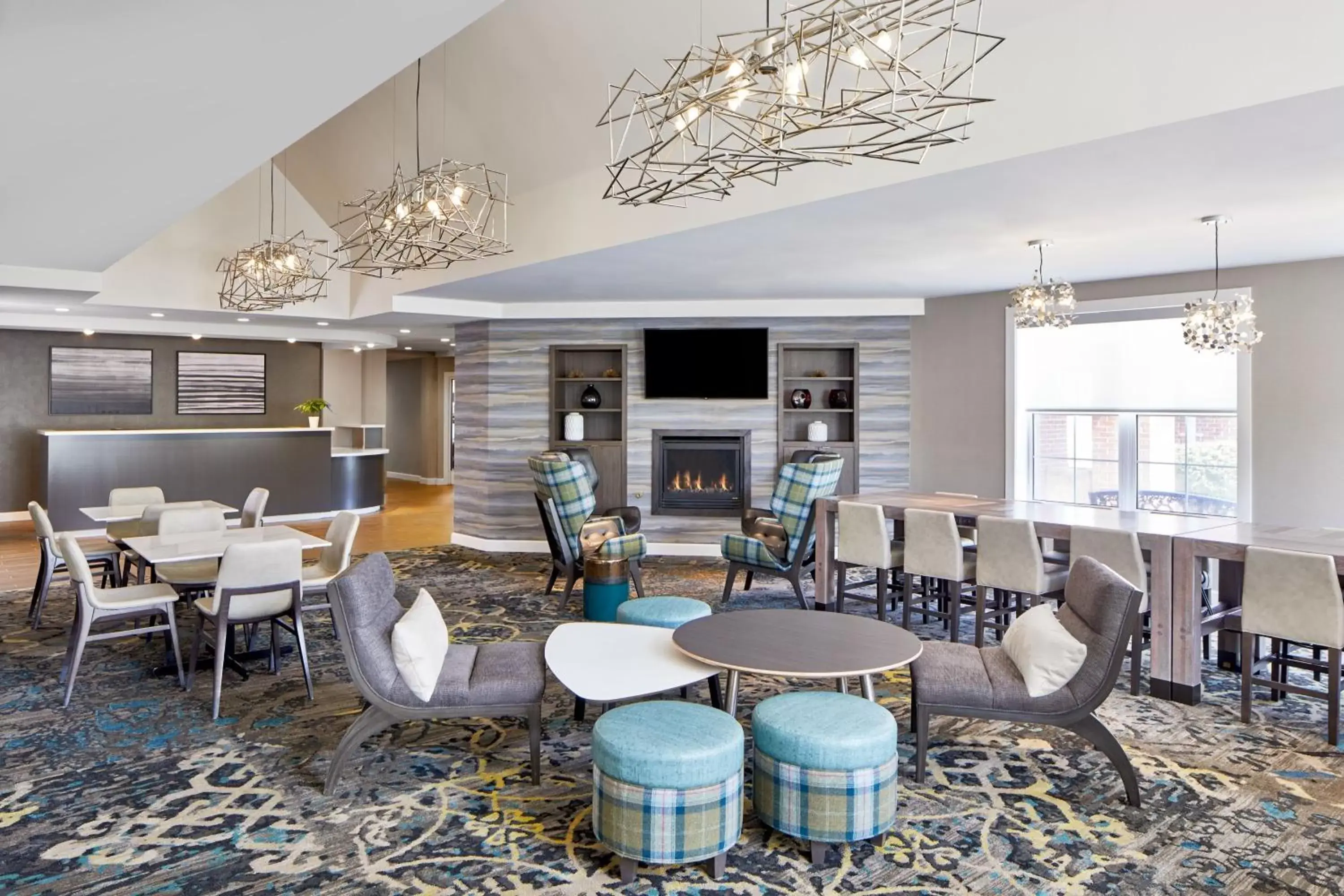 Lobby or reception, Lounge/Bar in Residence Inn by Marriott Rochester West Greece
