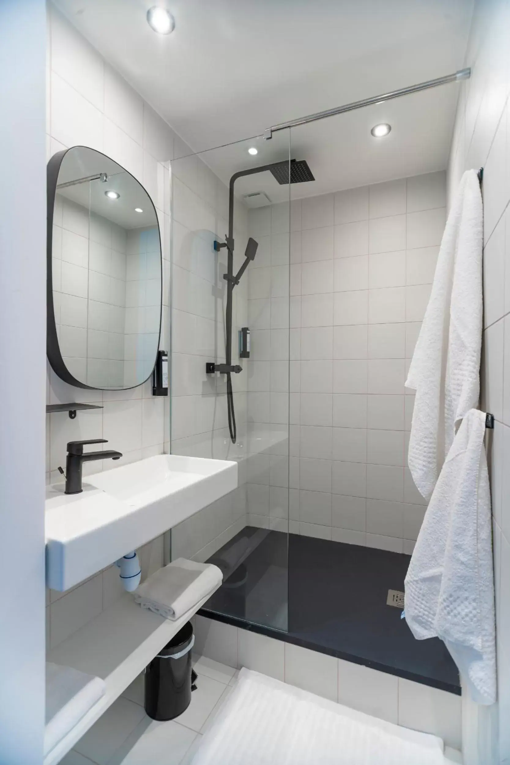 Shower, Bathroom in Monsieur Miot Concept Hotel - Bastia centre