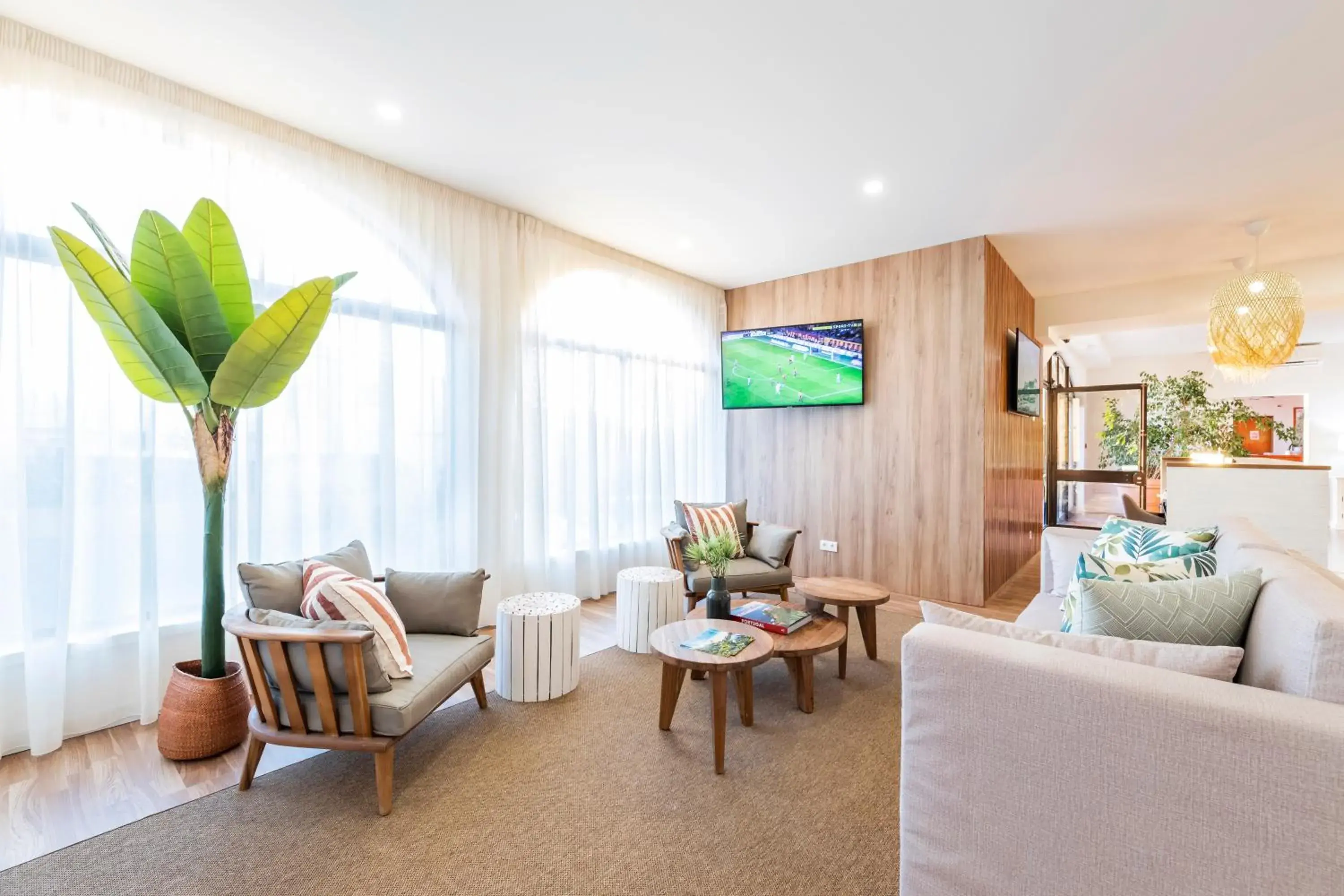 Lobby or reception in Clube Maria Luisa Lobby or reception in Clube Maria Luisa