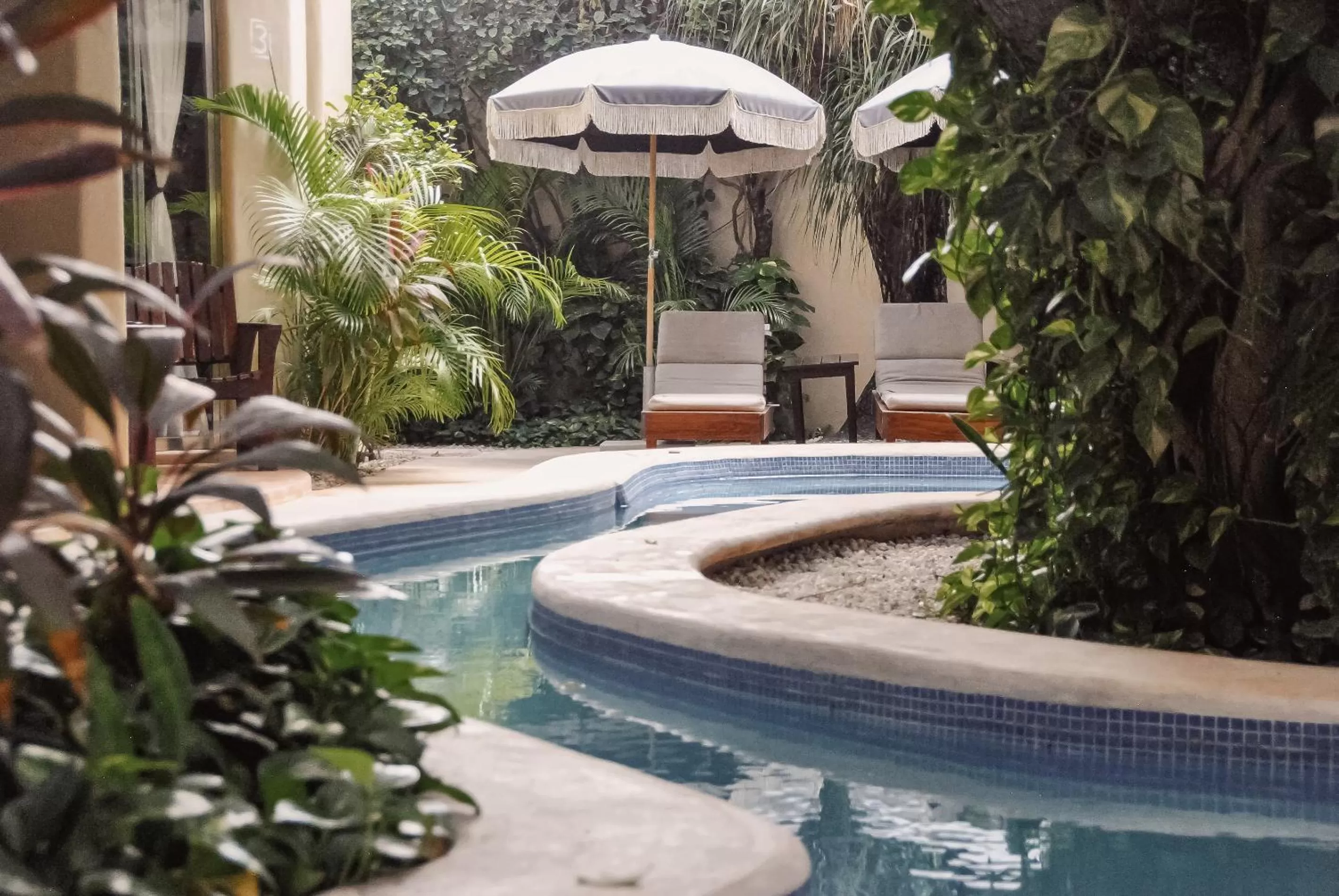 Swimming pool in Boutique Hotel Posada 06 Tulum