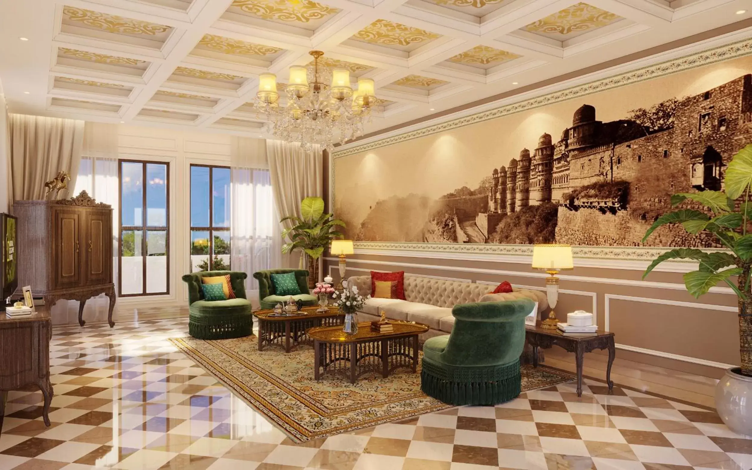 Presidential Two Bedroom Suite - single occupancy in Taj Usha Kiran Palace, Gwalior