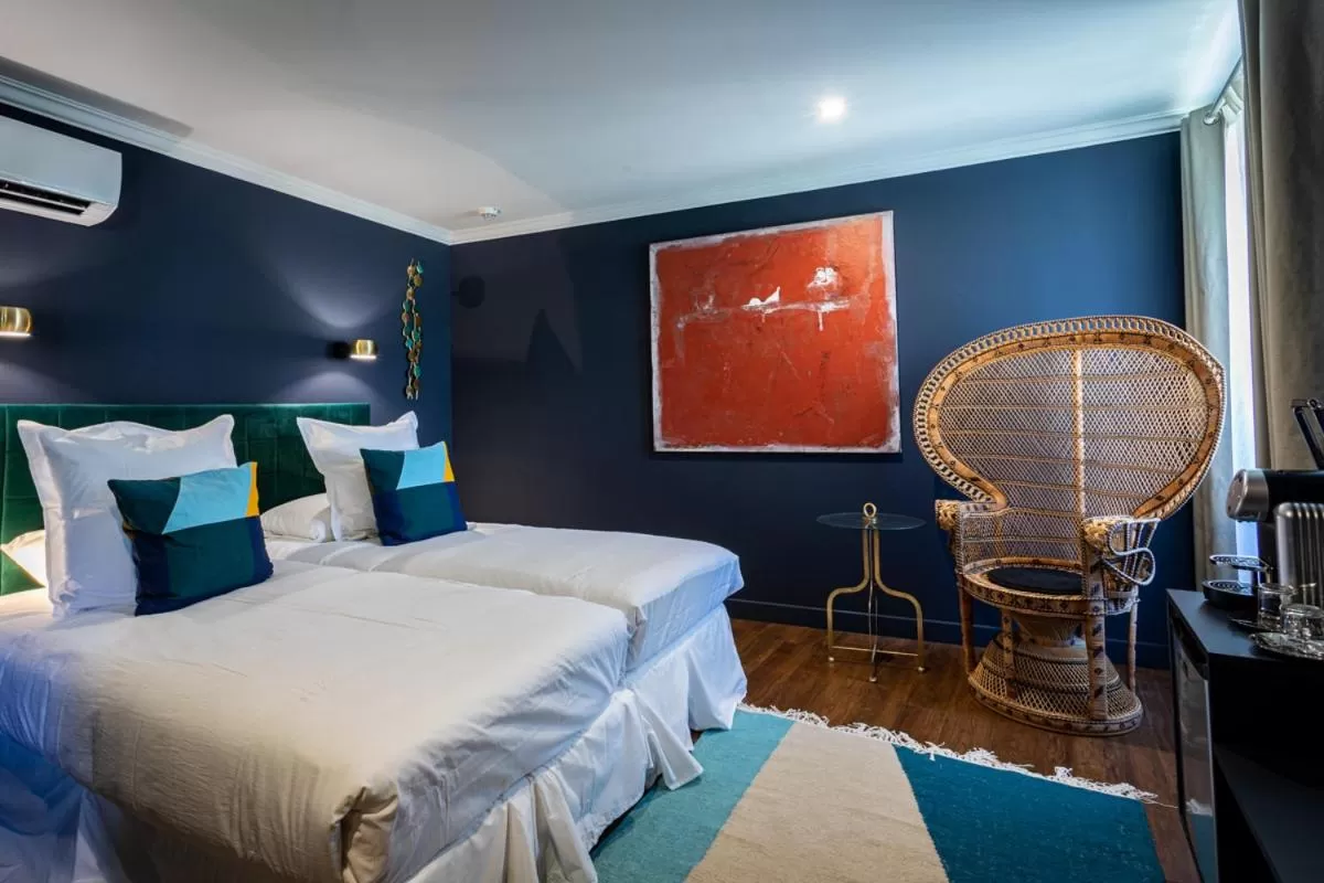 Bed in Hôtel - Restaurant Le Globe