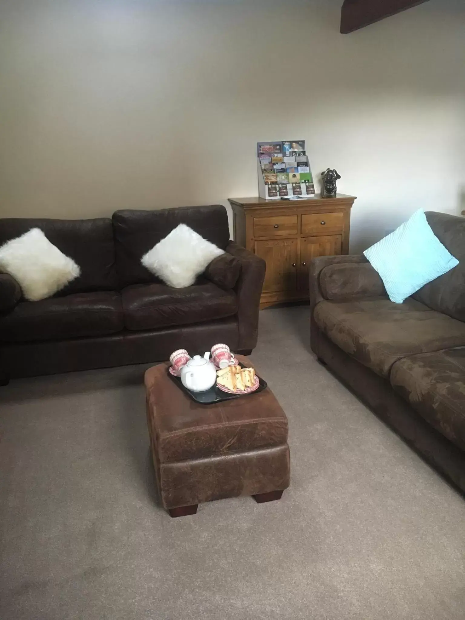 Living room, Seating Area in Newsham Grange Farm