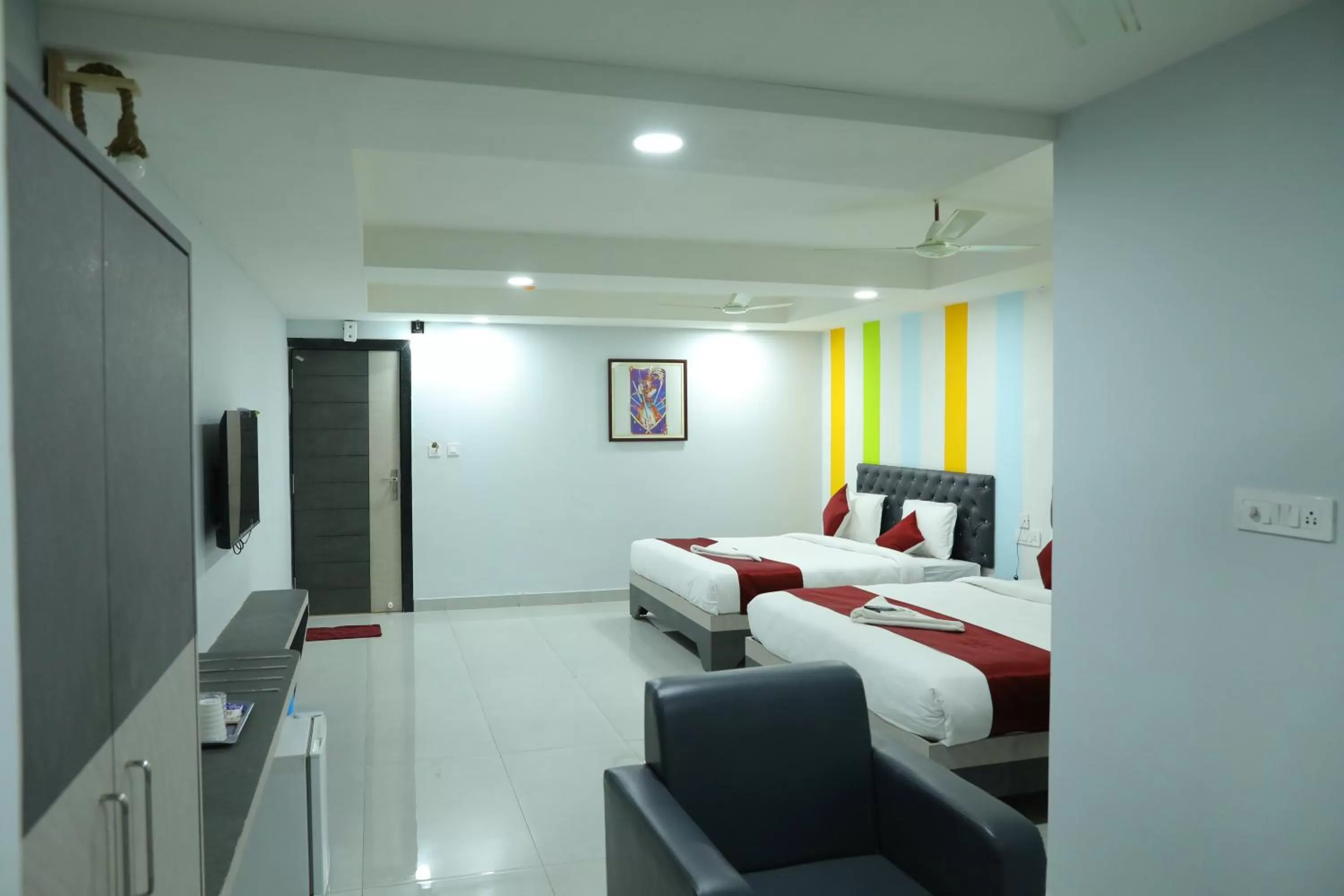 Bed in HOTEL BLUE MOON