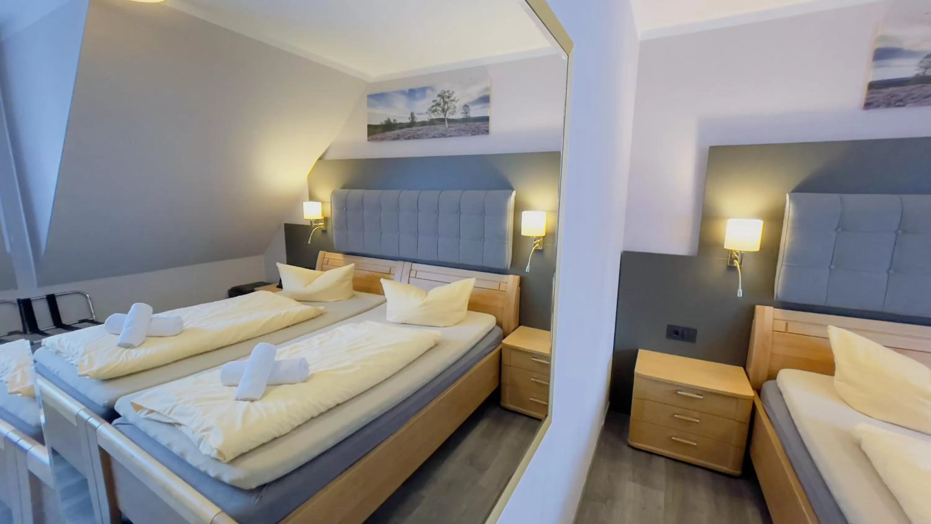 Bedroom, Bed in Hotel Schnehagen