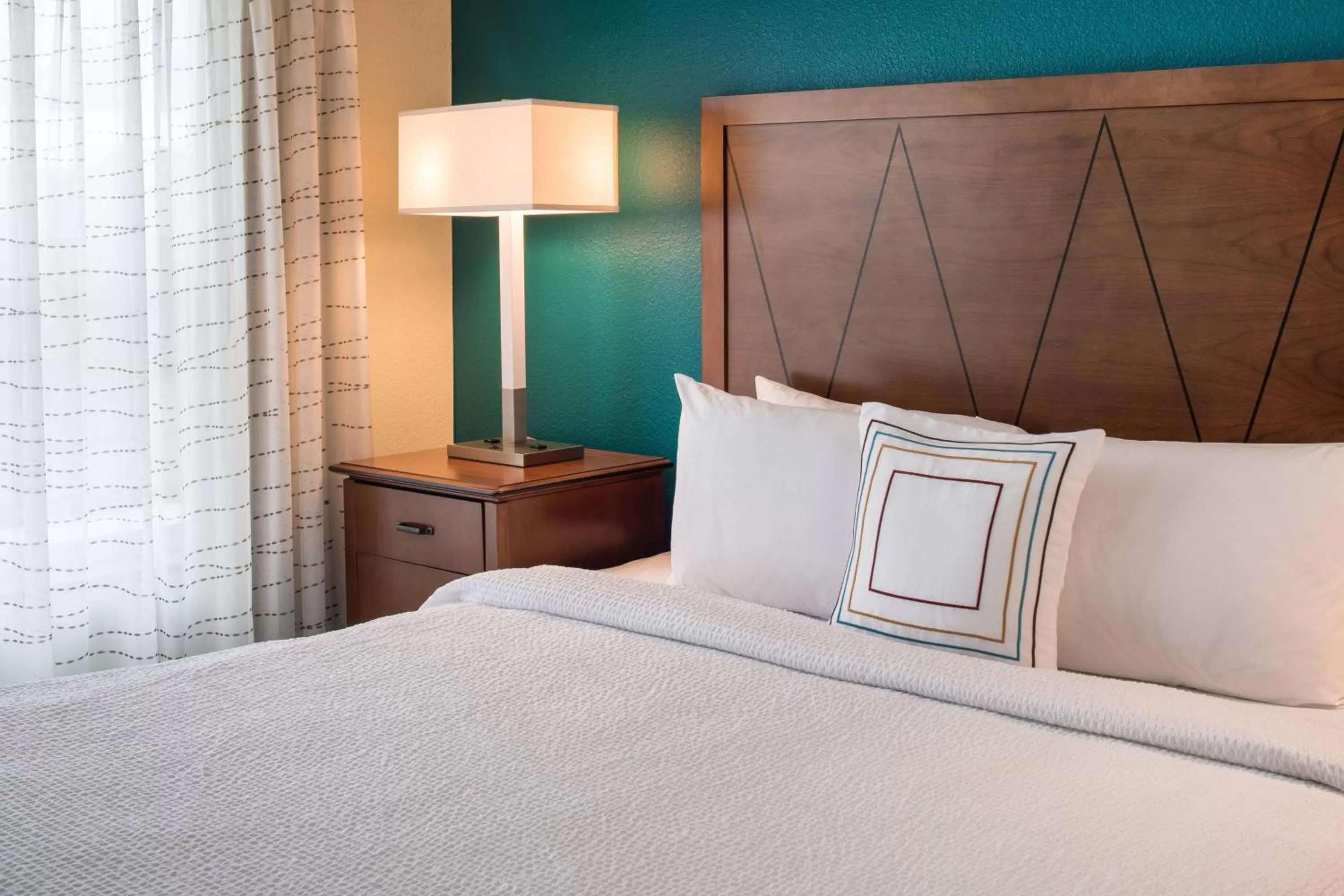 One-Bedroom King Suite with Sofa Bed and Roll-in Shower - Mobility and Hearing Accessible in Residence Inn by Marriott Portland North