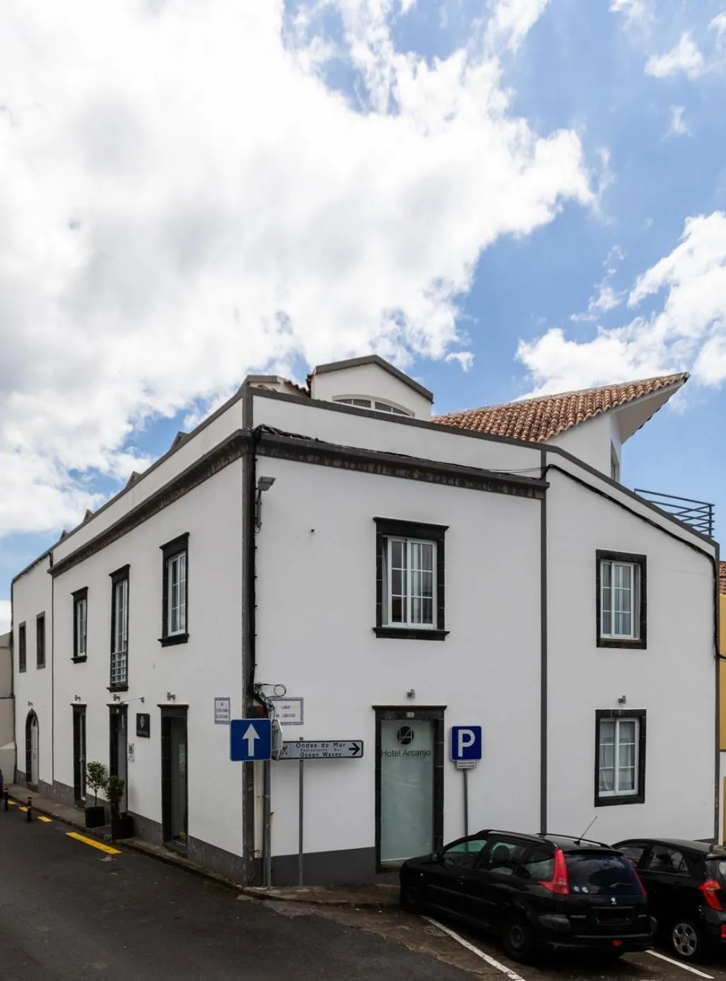 Facade/entrance in Hotel Arcanjo